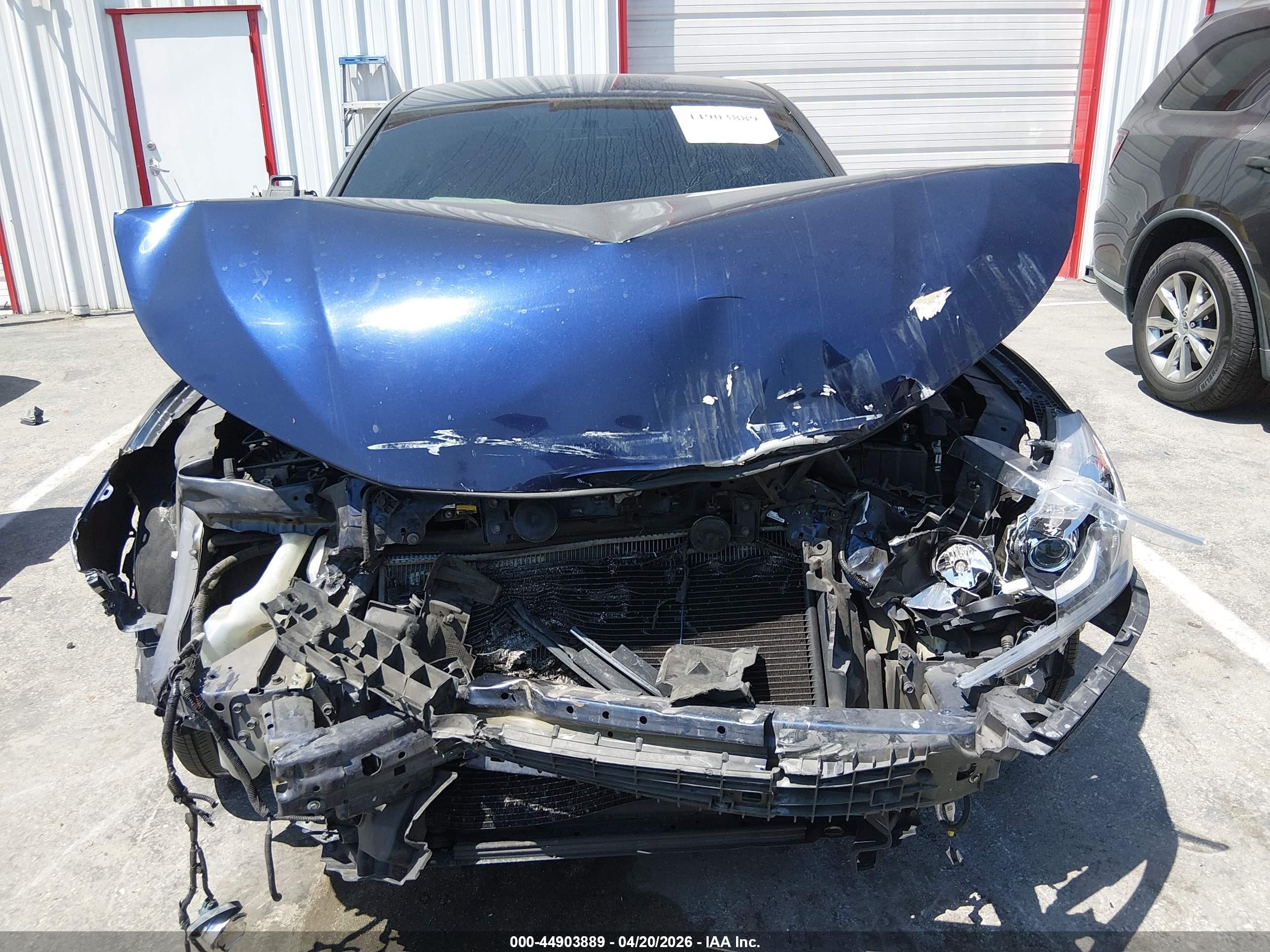 2017 Honda Accord VIN 1HGCR2F54HA137337 IAAI salvage auction — Front End, Salvage (California), sold $2,050 on 2026-07-09 (photo 6)