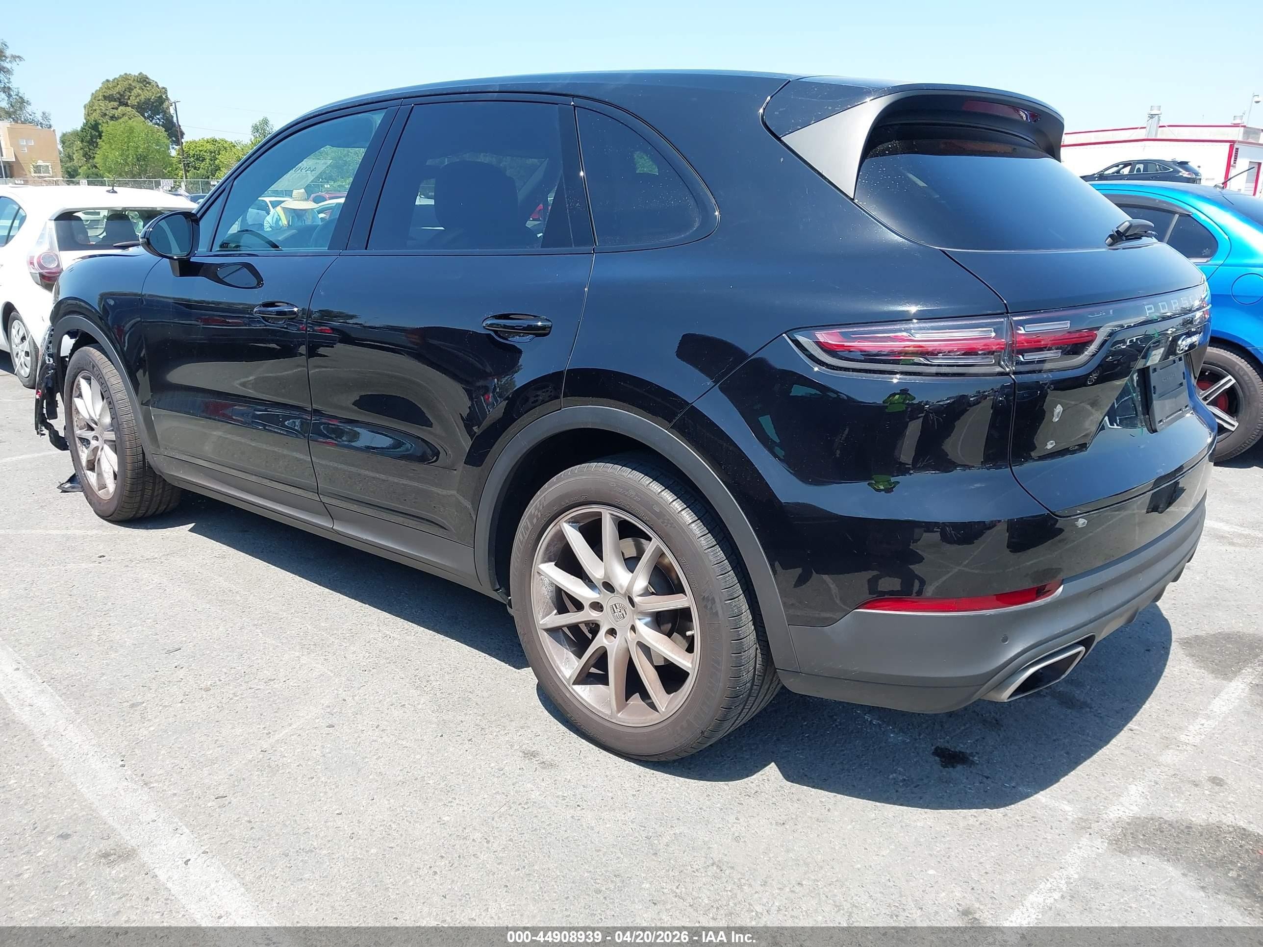 2021 Porsche Cayenne VIN WP1AA2AY8MDA09933 IAAI salvage auction — Front End, Salvage (California), sold $21,600 on 2026-07-10 (photo 3)