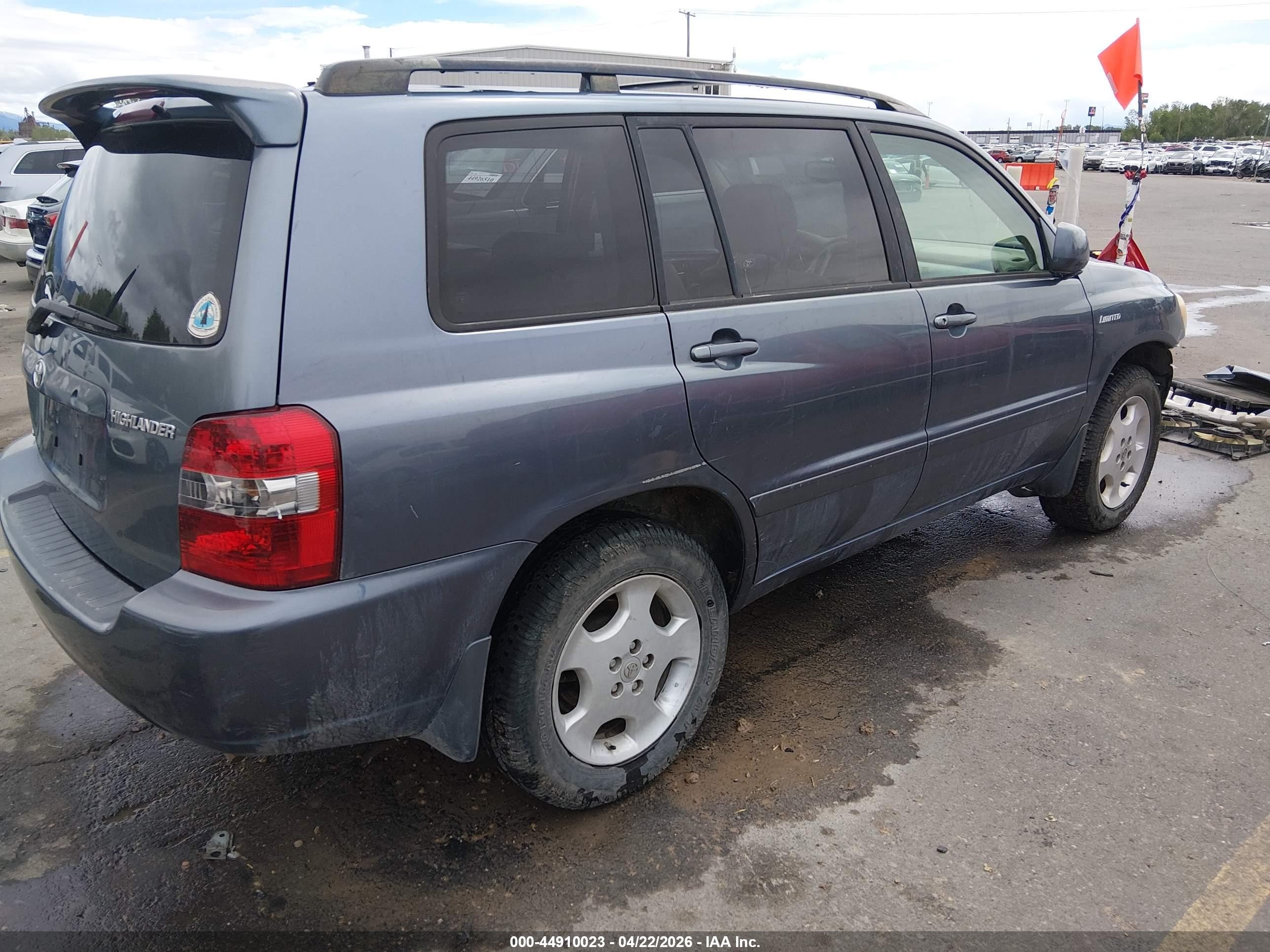 2005 Toyota Highlander VIN JTEEP21A550072206 IAAI salvage auction — Front End, Salvage (Idaho), sold $500 on 2026-07-09 (photo 4)