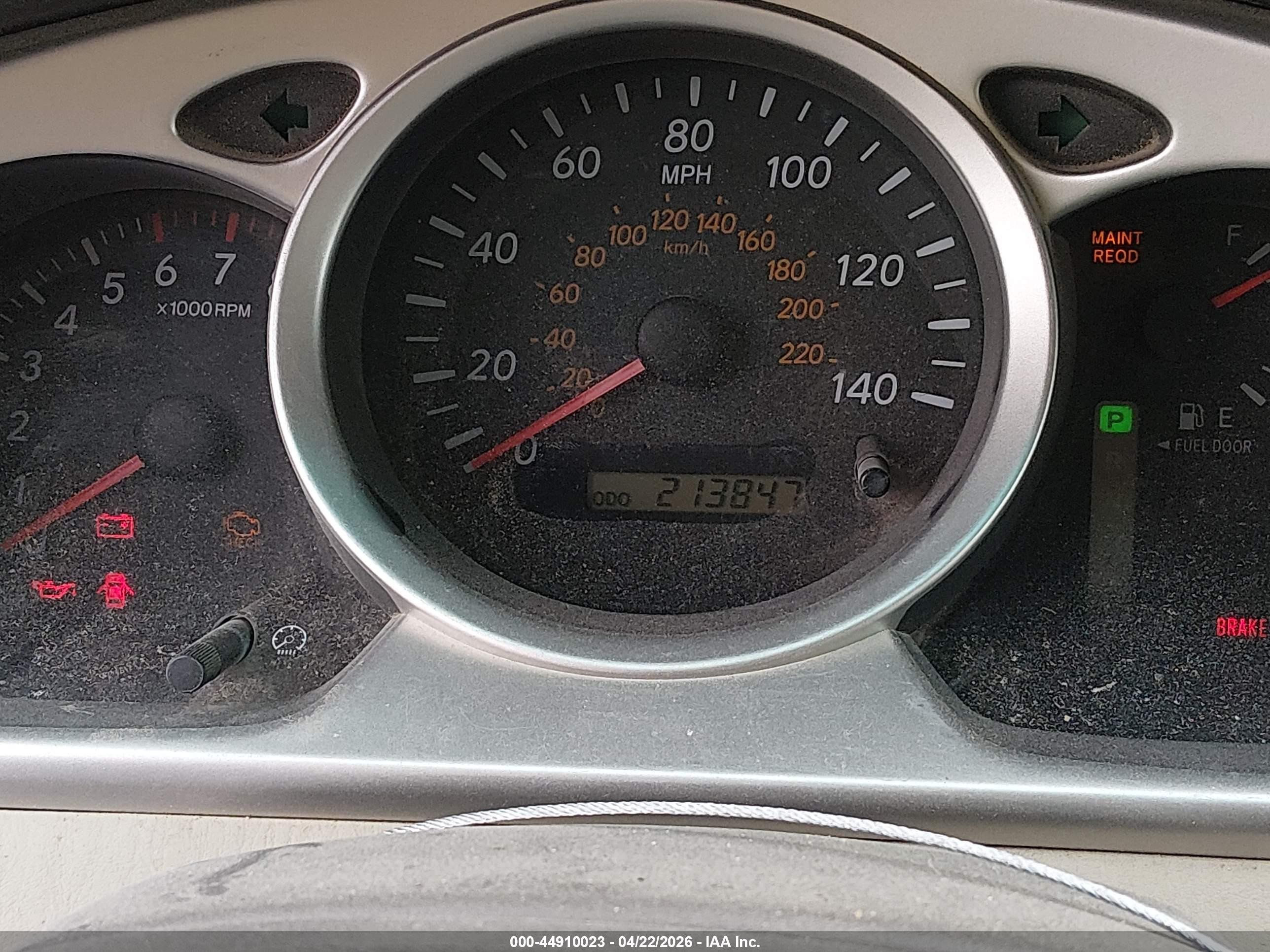 2005 Toyota Highlander VIN JTEEP21A550072206 IAAI salvage auction — Front End, Salvage (Idaho), sold $500 on 2026-07-09 (photo 7)