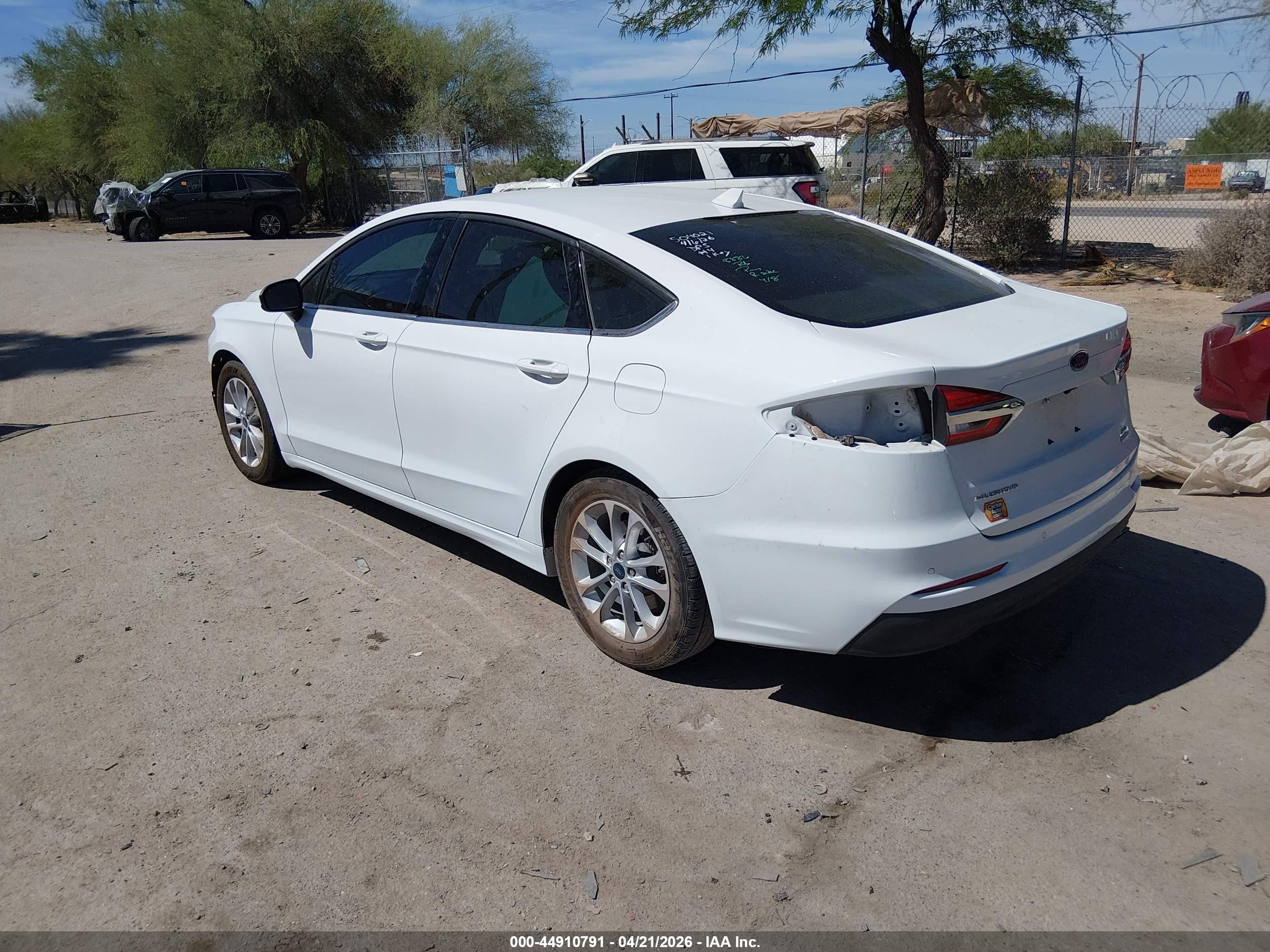 2020 Ford Fusion VIN 3FA6P0HD1LR257675 IAAI salvage auction — Front End, Salvage (Arizona), sold $1,900 on 2026-07-02 (photo 3)