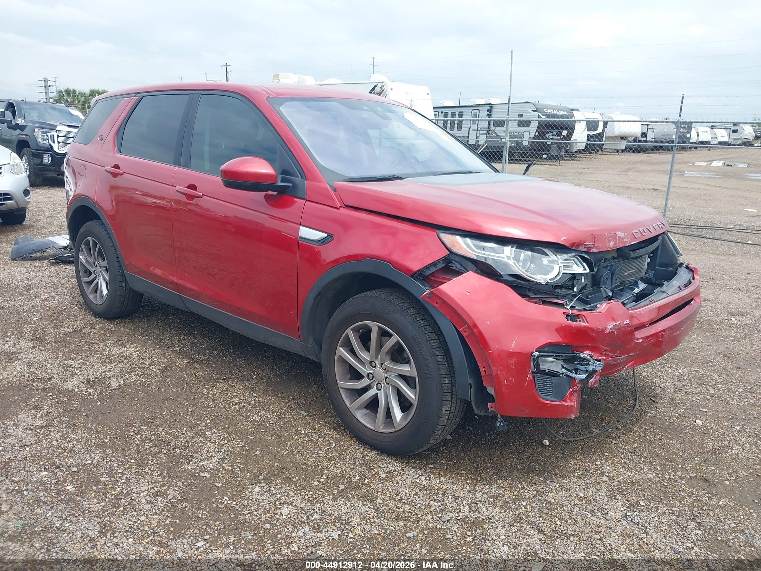 2019 Land Rover Discovery Sport VIN SALCR2FX7KH793815 — IAAI salvage auction photo