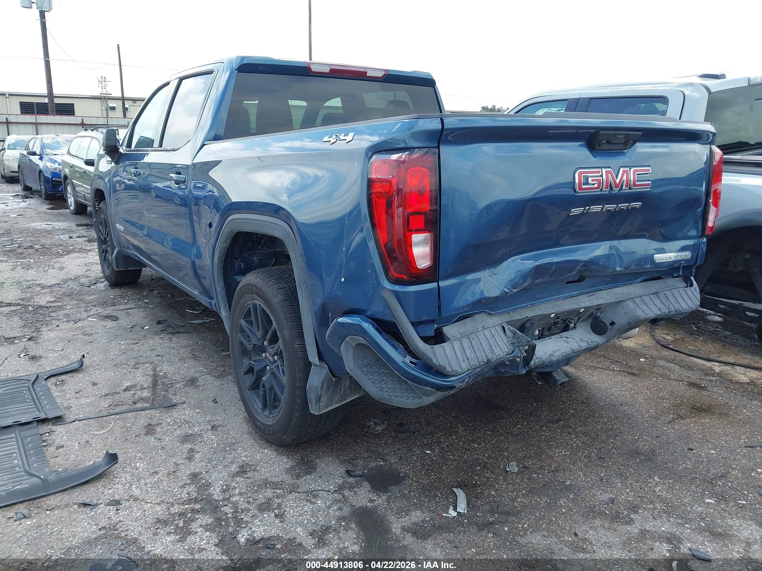2026 Gmc SIERRA VIN 1GTUUCED9TZ247858 IAAI salvage auction — Rear End, Original (Texas), sold $26,400 on 2026-08-13 (photo 3)