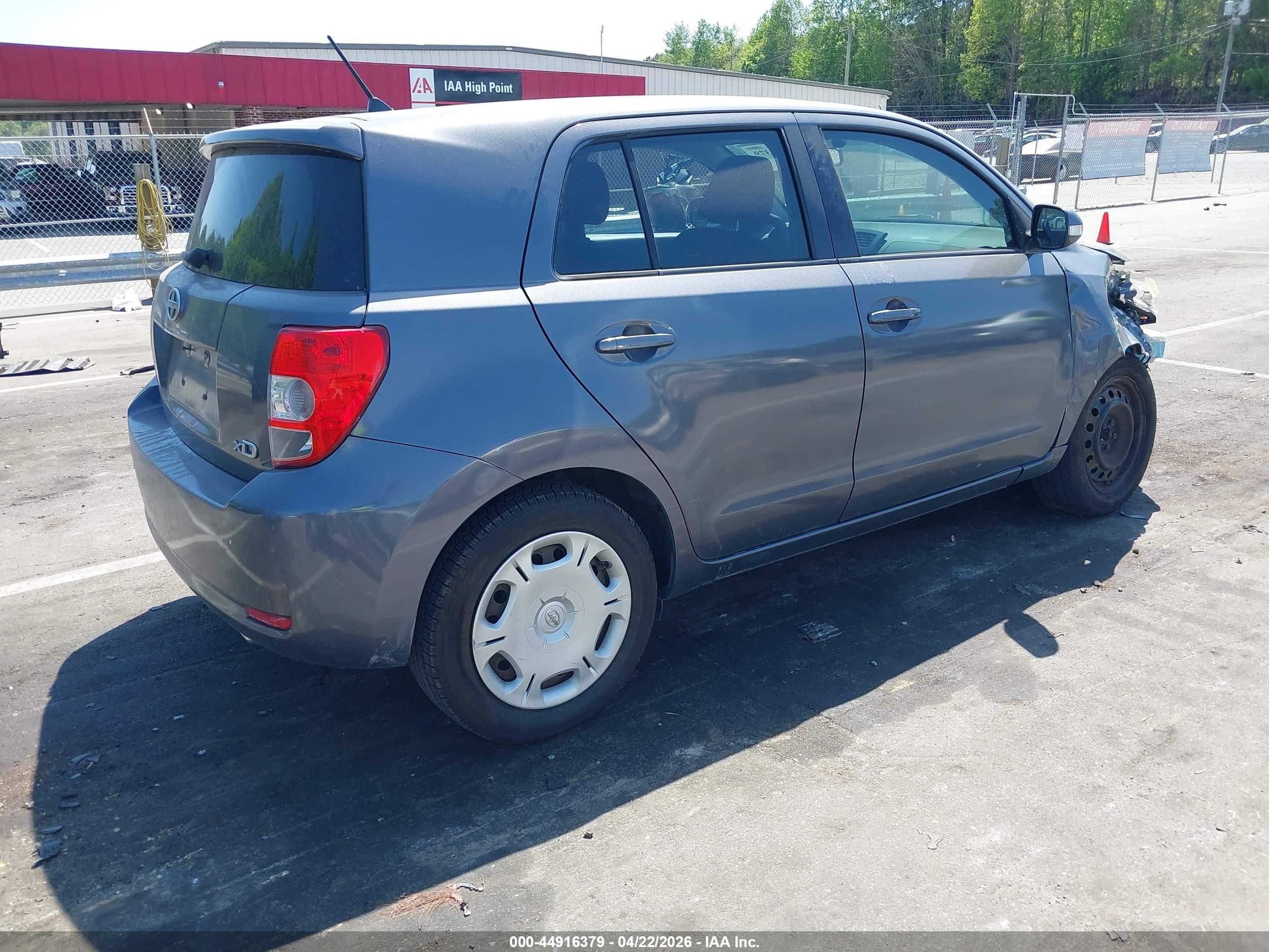 2008 Scion xD VIN JTKKU10408J026201 IAAI salvage auction — Front End, Salvage (North Carolina), sold $675 on 2026-09-11 (photo 4)