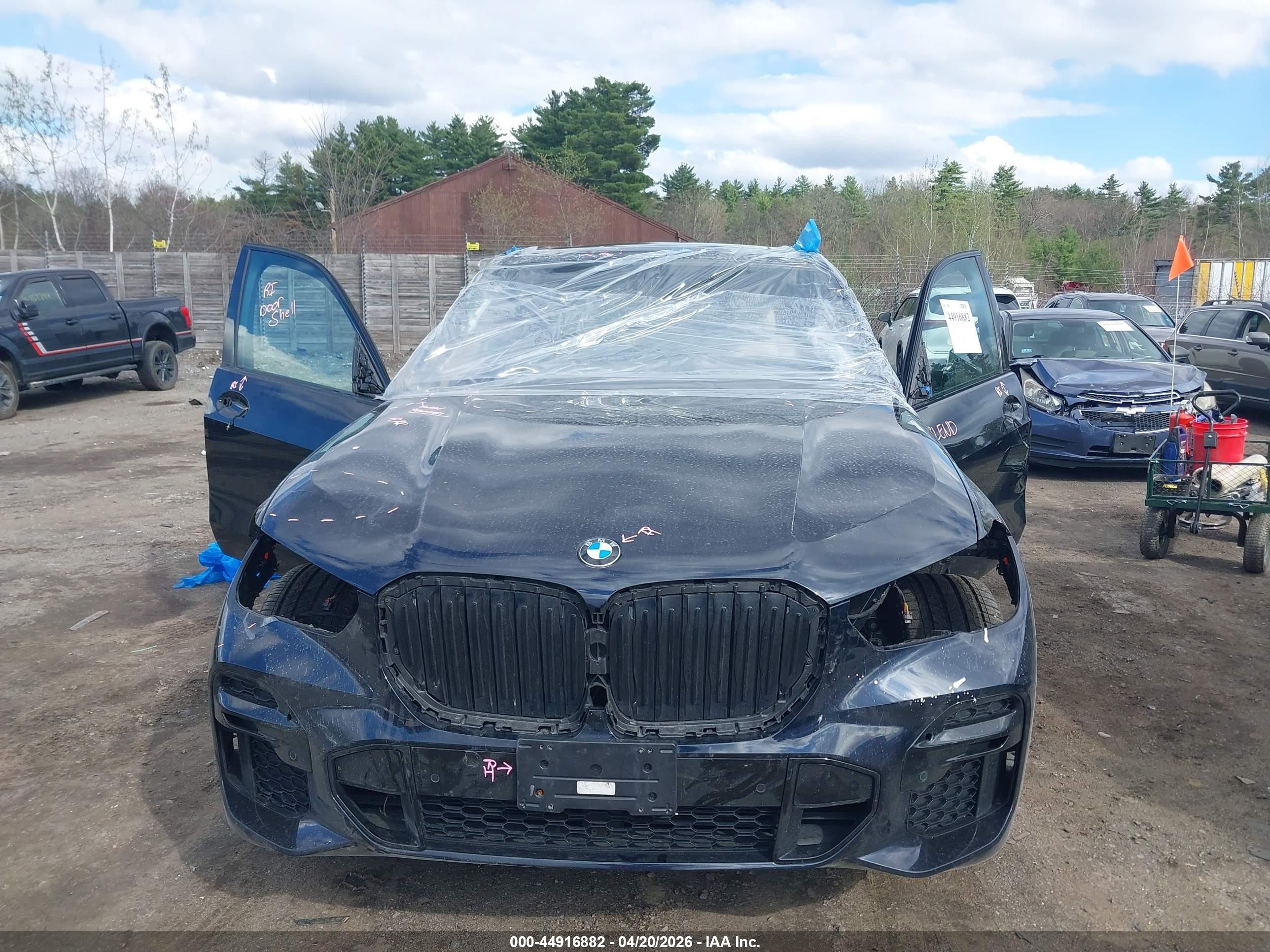 2023 BMW X5 VIN 5UXCR6C0XP9P30925 IAAI salvage auction — Front & Rear, Salvage (Massachusetts), sold $20,050 on 2026-08-21 (photo 6)