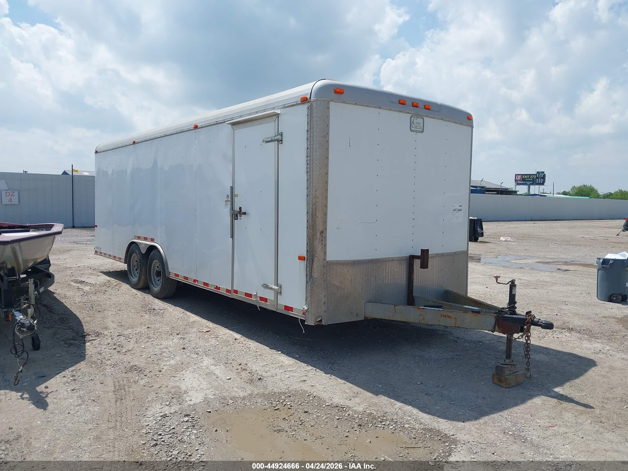 2015 Cargo Craft VIN 4D6EB2426FC042308 IAAI salvage auction — Front End, Original (Texas), sold $2,175 on 2026-10-14 (photo 1)