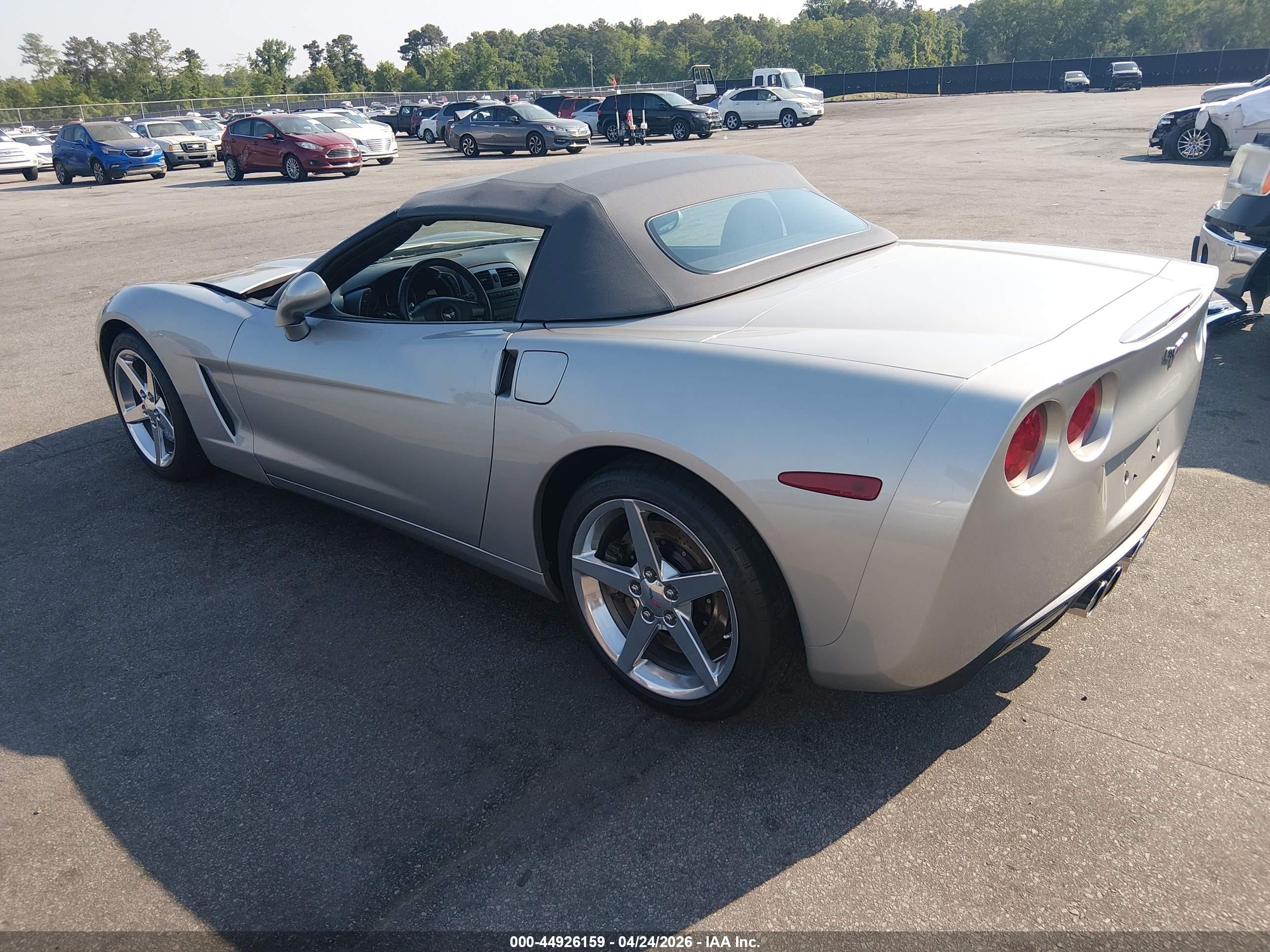 2006 Chevrolet Corvette VIN 1G1YY36U065108288 IAAI salvage auction — Normal Wear, Clear (South Carolina), sold $19,300 on 2026-05-06 (photo 3)
