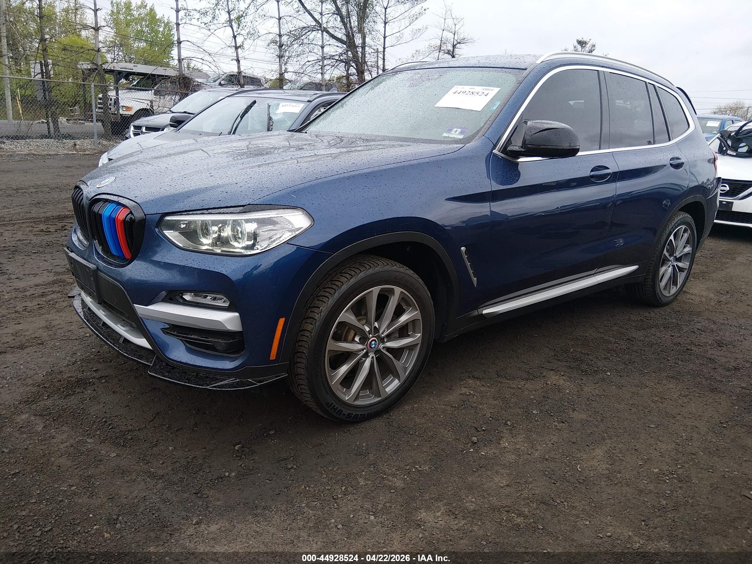 2019 BMW X3 VIN 5UXTR9C52KLE12292 IAAI salvage auction — Rear End, Salvage (New Jersey), sold $9,550 on 2026-09-10 (photo 2)