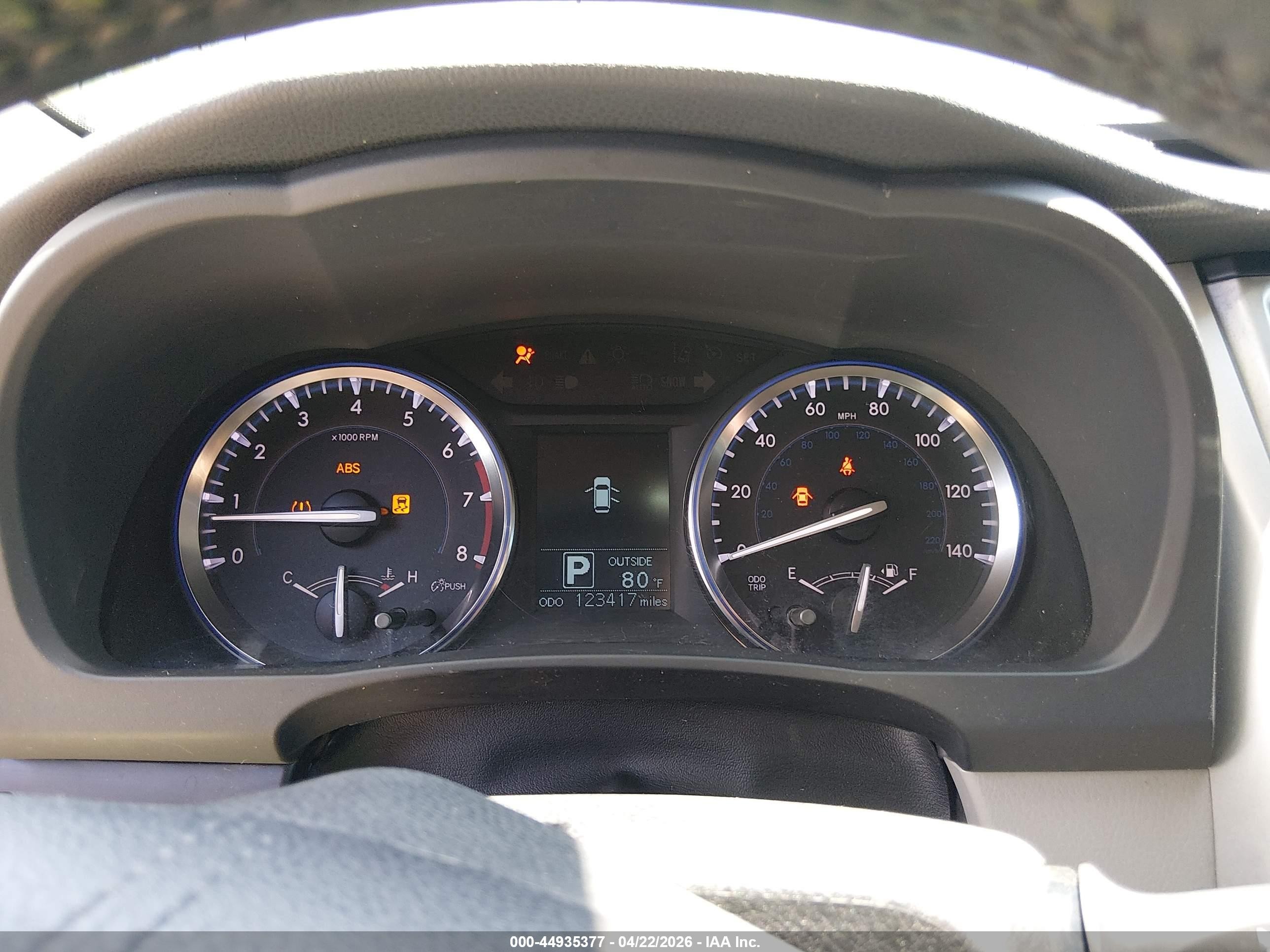 2015 Toyota Highlander VIN 5TDZKRFH3FS072707 IAAI salvage auction — Unknown, Clear (Hawaii), sold $2,600 on 2026-07-12 (photo 7)