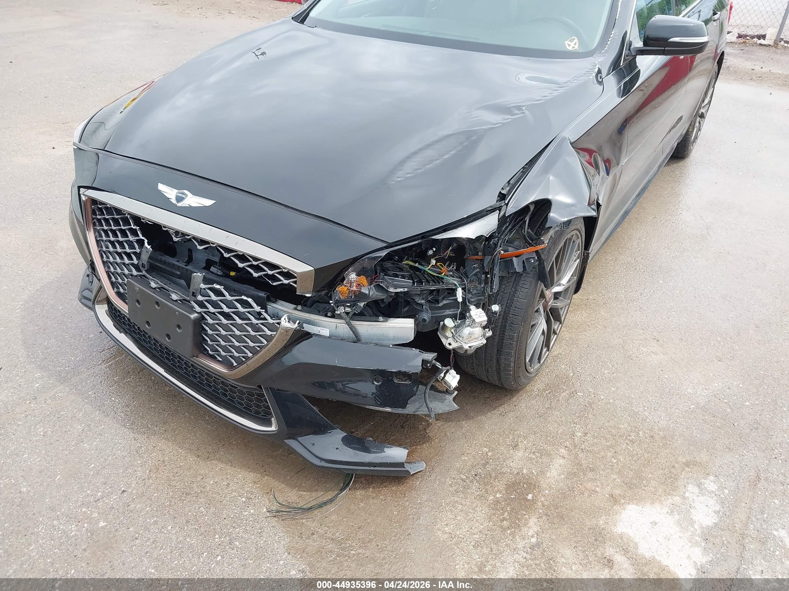 2019 Genesis G80 VIN KMTFN4JE6KU324712 IAAI salvage auction — Front End, Salvage (Illinois), sold $5,500 on 2026-09-09 (photo 6)