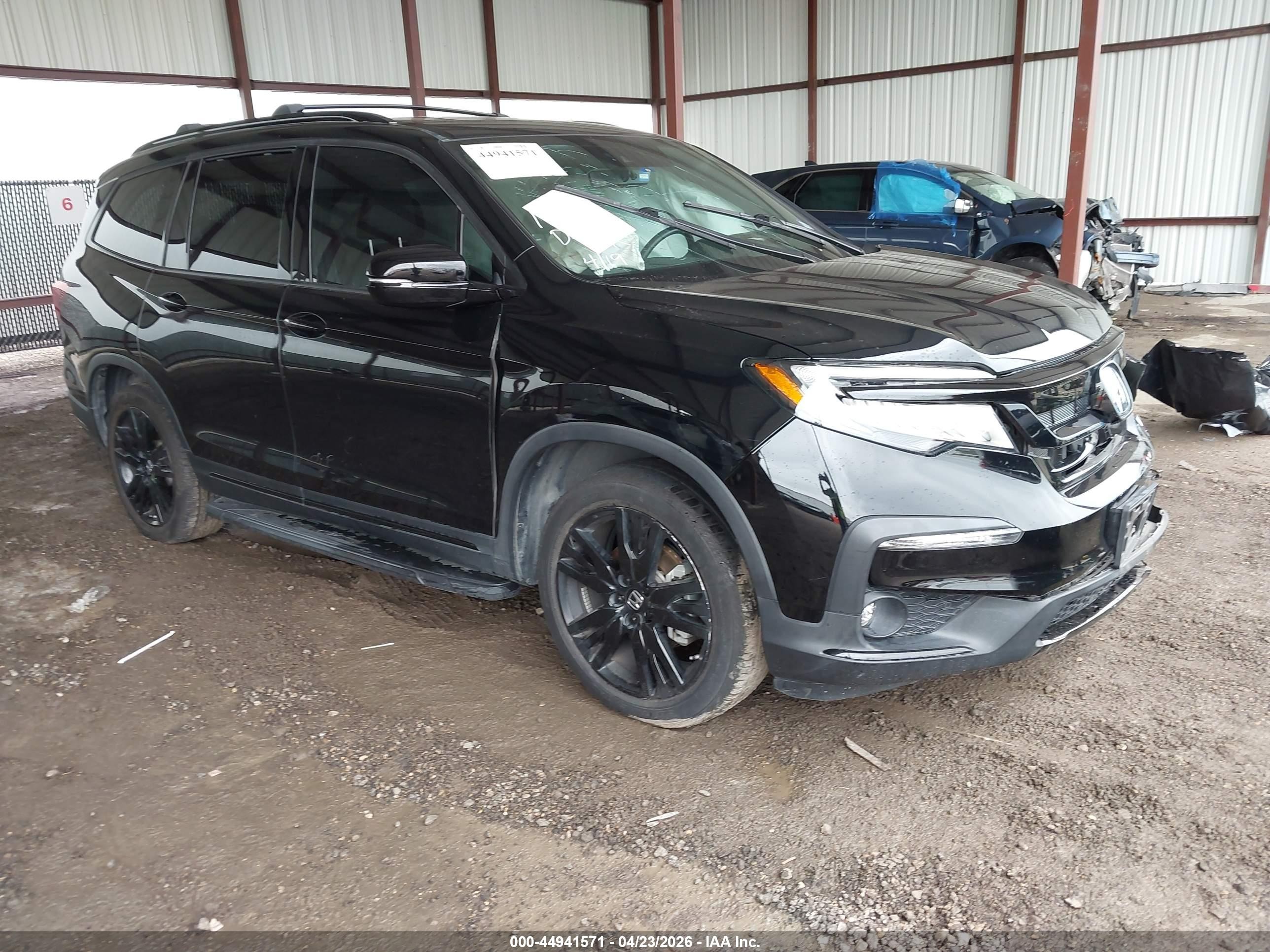2022 Honda Pilot VIN 5FNYF6H73NB082255 IAAI salvage auction — Front End, Original (Texas), sold $11,400 on 2026-07-10 (photo 1)