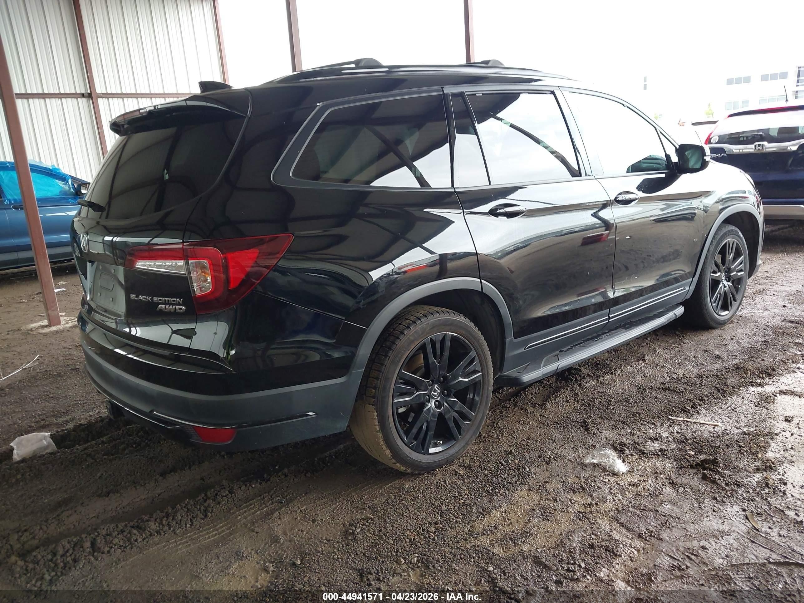 2022 Honda Pilot VIN 5FNYF6H73NB082255 IAAI salvage auction — Front End, Original (Texas), sold $11,400 on 2026-07-10 (photo 4)