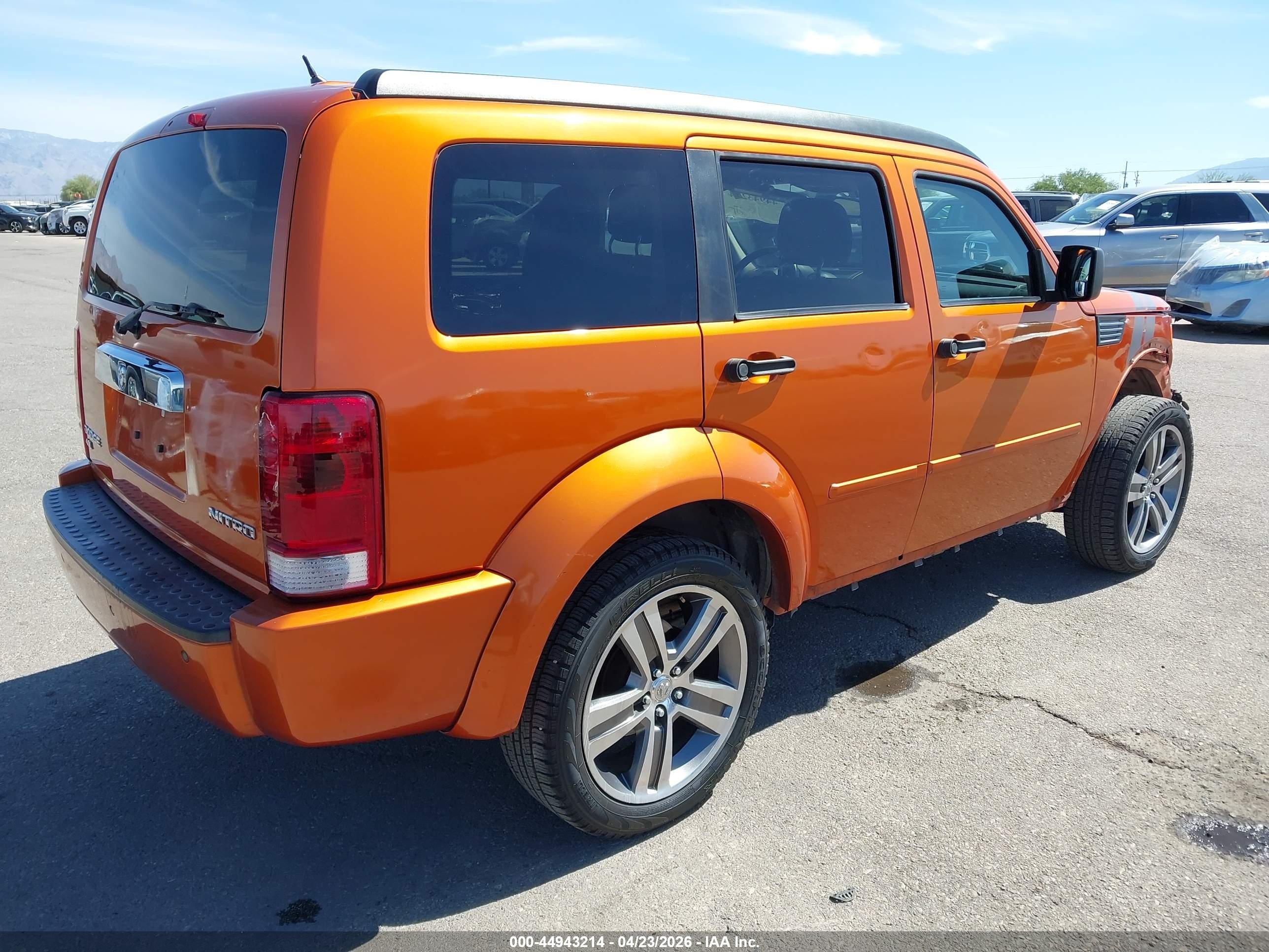 2011 Dodge Nitro VIN 1D4PT6GX3BW589303 IAAI salvage auction — Front End, Salvage (Arizona), sold $1,250 on 2026-07-09 (photo 4)