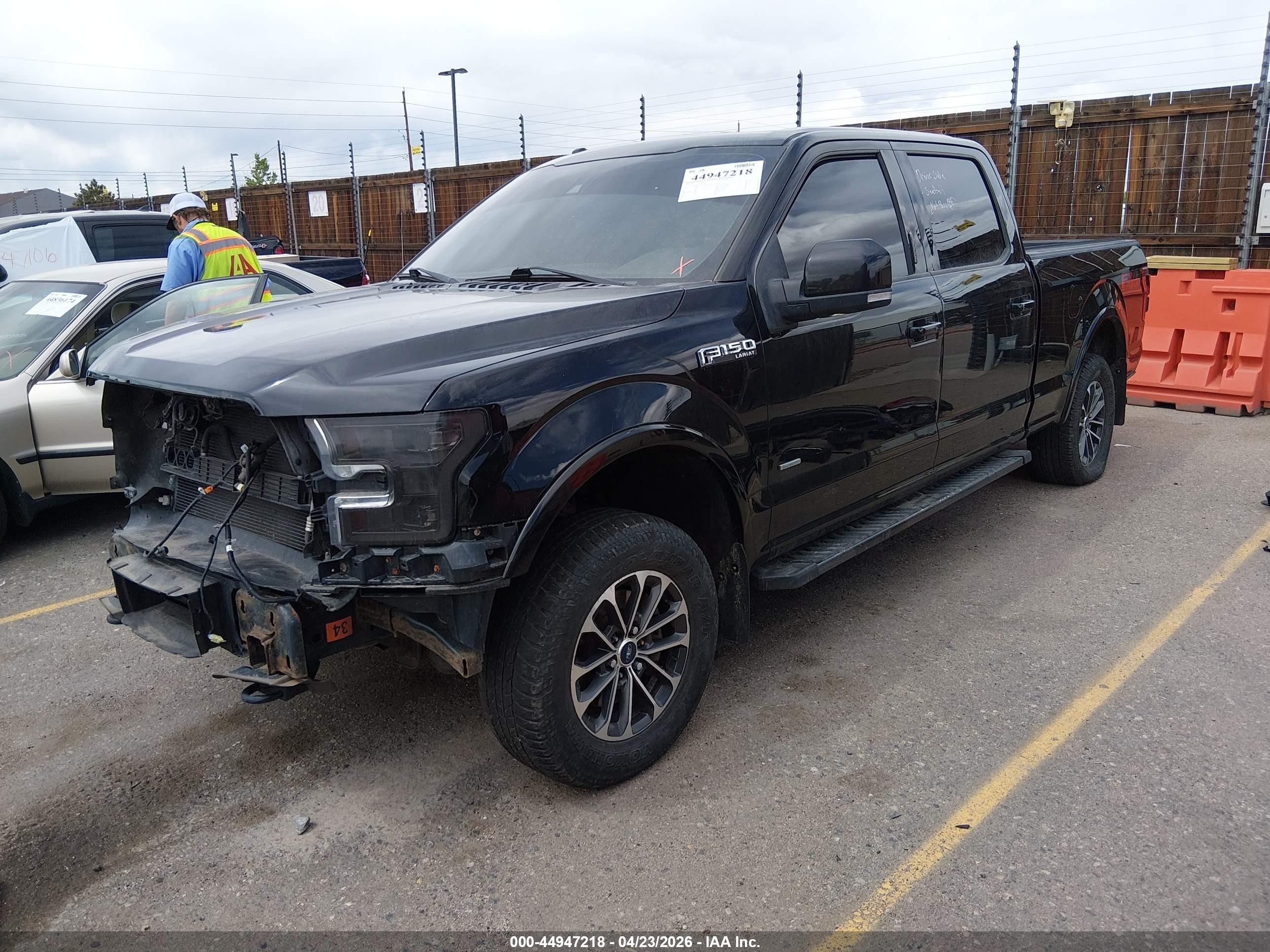 2015 Ford F-150 VIN 1FTFW1EG0FFC17090 IAAI salvage auction — Front End, Salvage (Colorado), sold $7,150 on 2026-07-07 (photo 2)