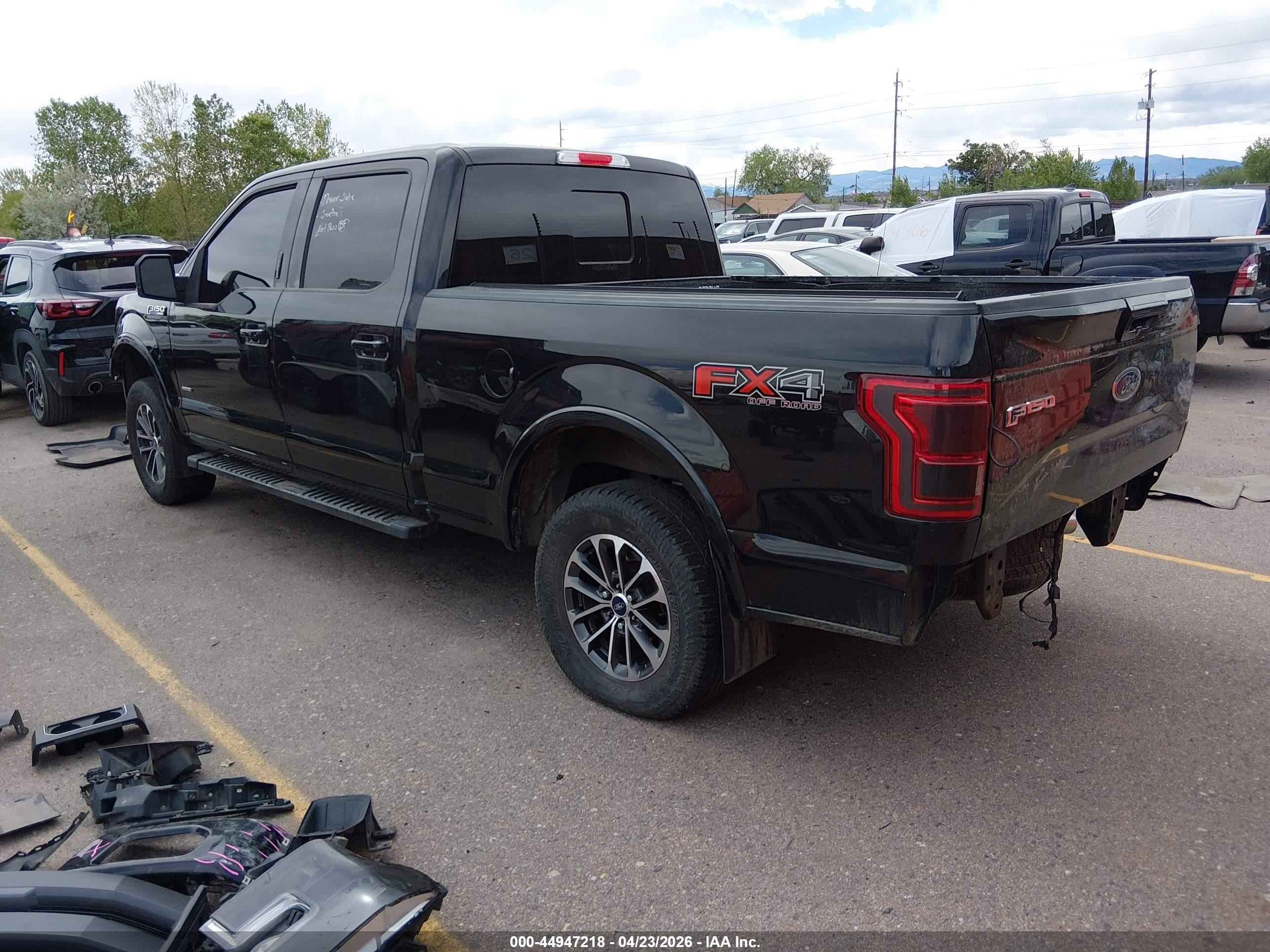 2015 Ford F-150 VIN 1FTFW1EG0FFC17090 IAAI salvage auction — Front End, Salvage (Colorado), sold $7,150 on 2026-07-07 (photo 3)
