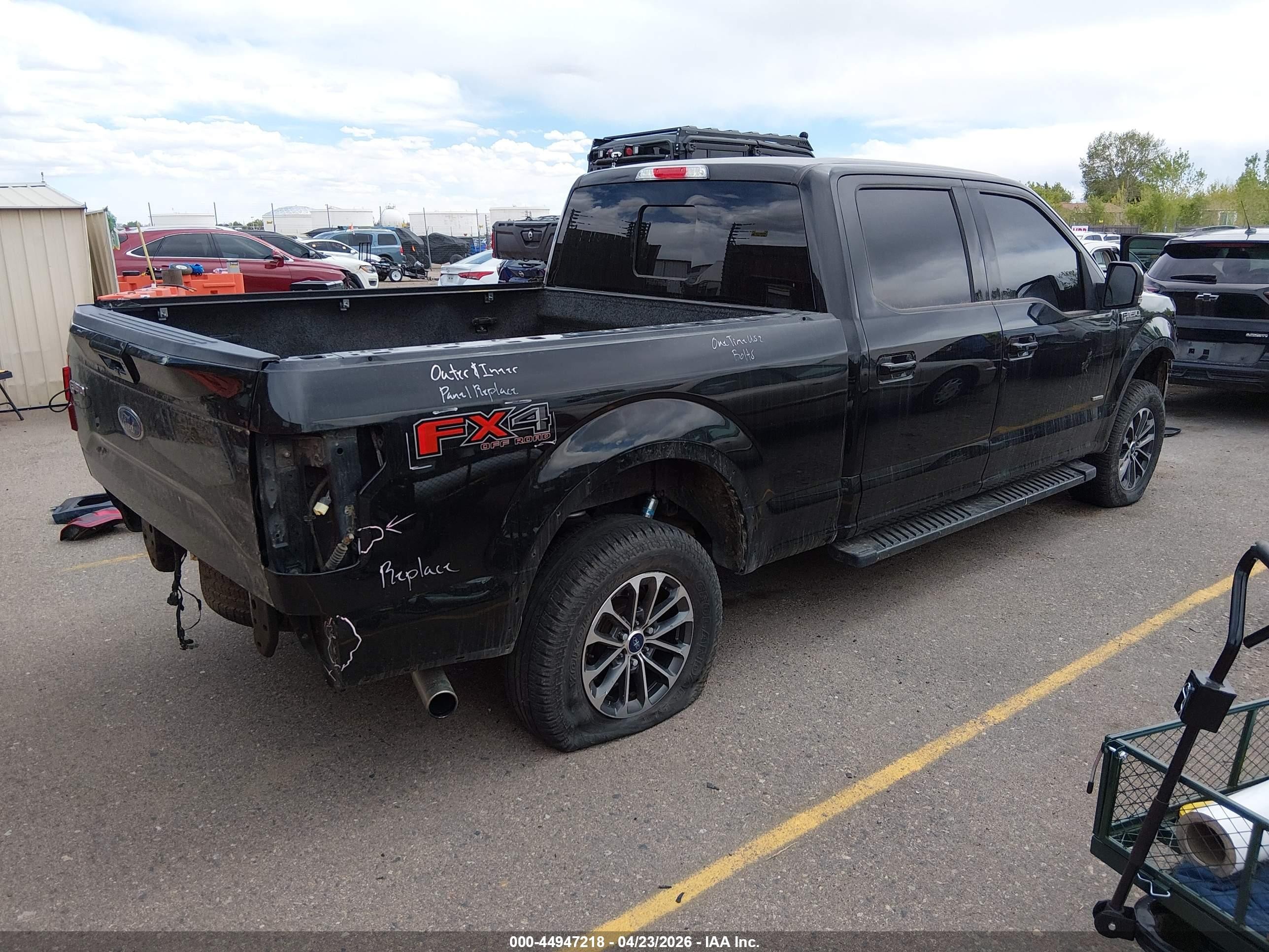 2015 Ford F-150 VIN 1FTFW1EG0FFC17090 IAAI salvage auction — Front End, Salvage (Colorado), sold $7,150 on 2026-07-07 (photo 4)