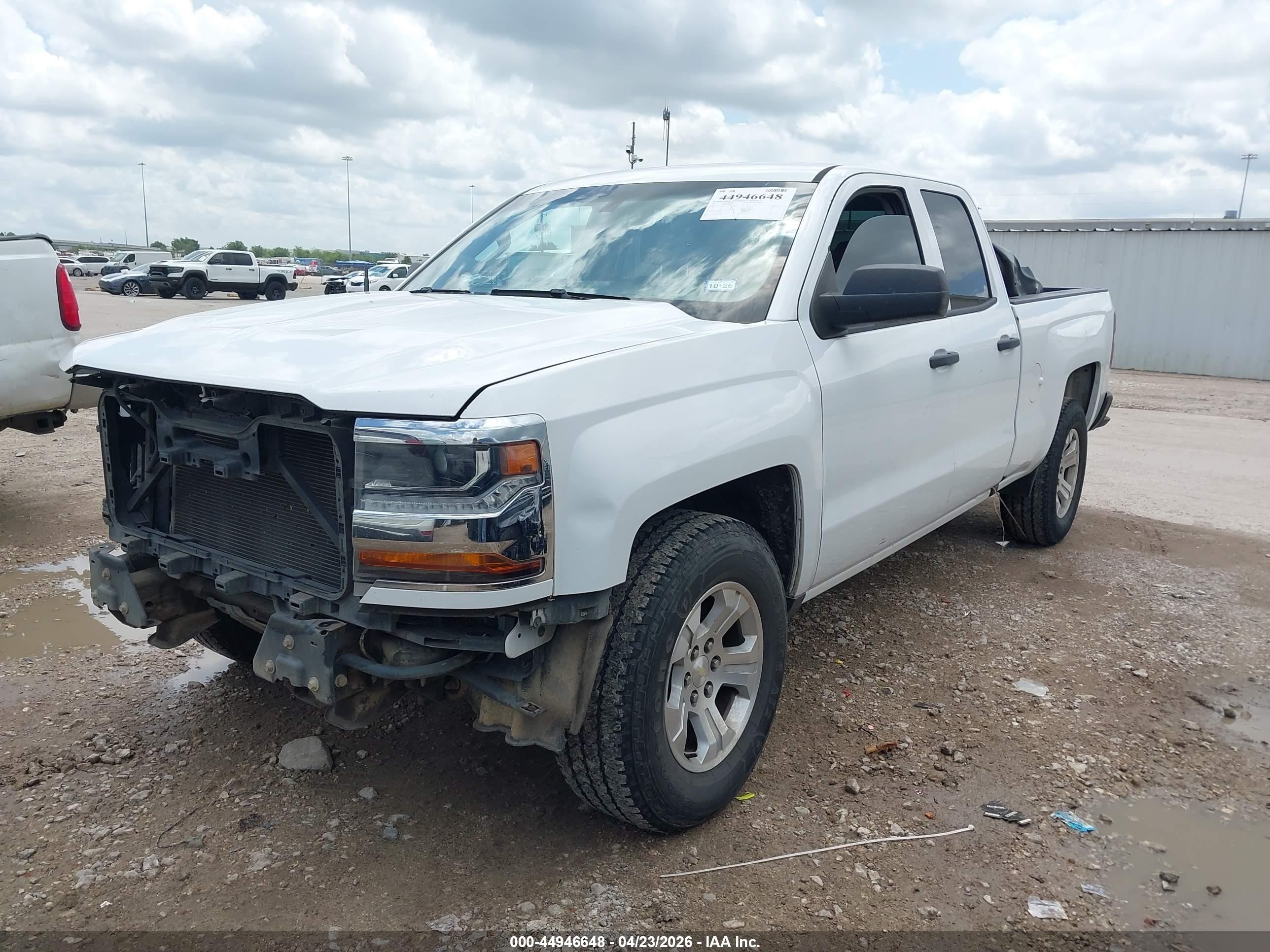 2016 Chevrolet Silverado 1500 VIN 1GCRCNEC8GZ390821 IAAI salvage auction — Front End, Original (Texas), sold $3,850 on 2026-07-07 (photo 2)