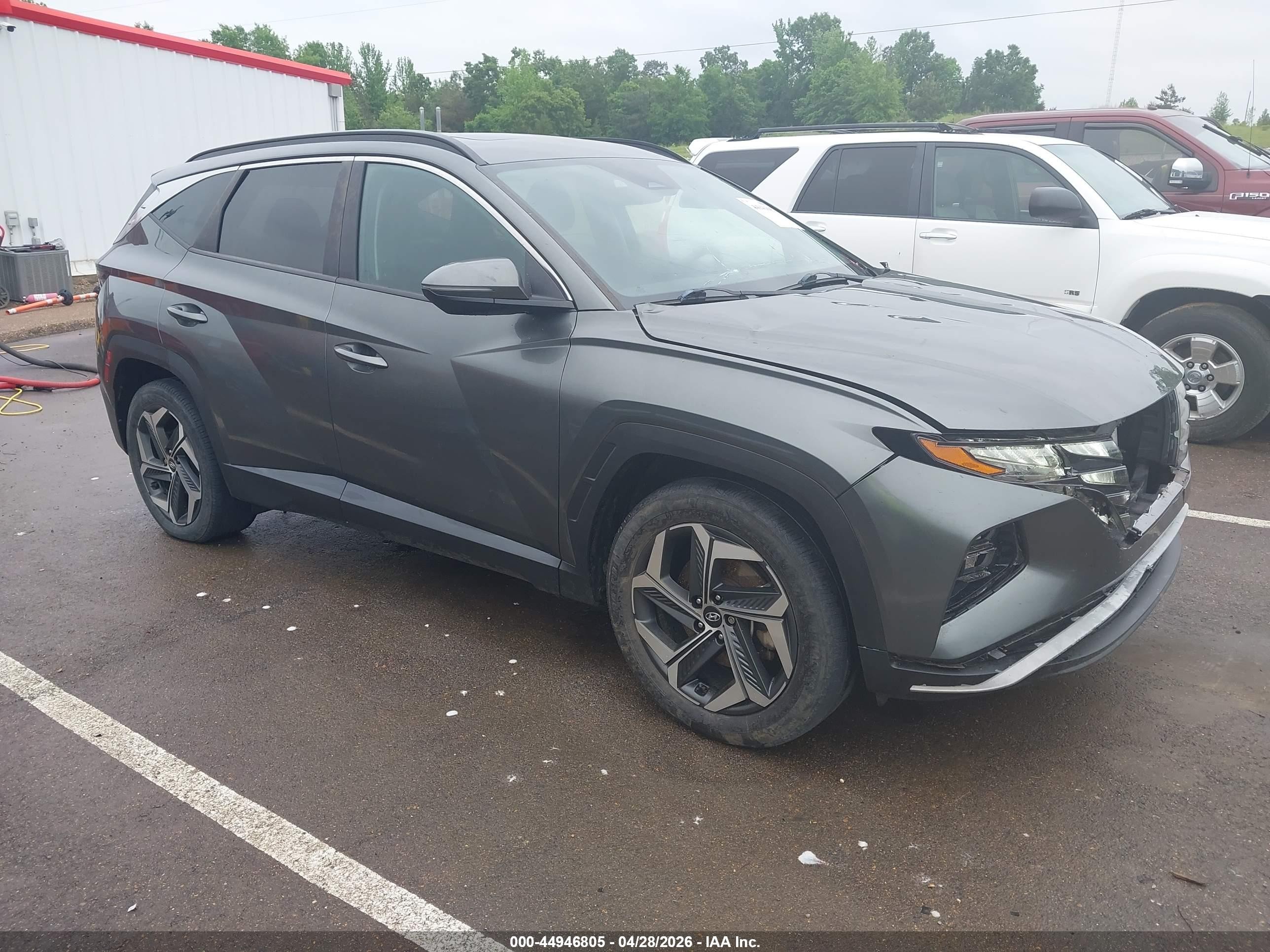 2022 Hyundai Tucson VIN 5NMJC3AEXNH126106 IAAI salvage auction — Front End, Salvage (Mississippi), sold $5,900 on 2026-07-10 (photo 1)
