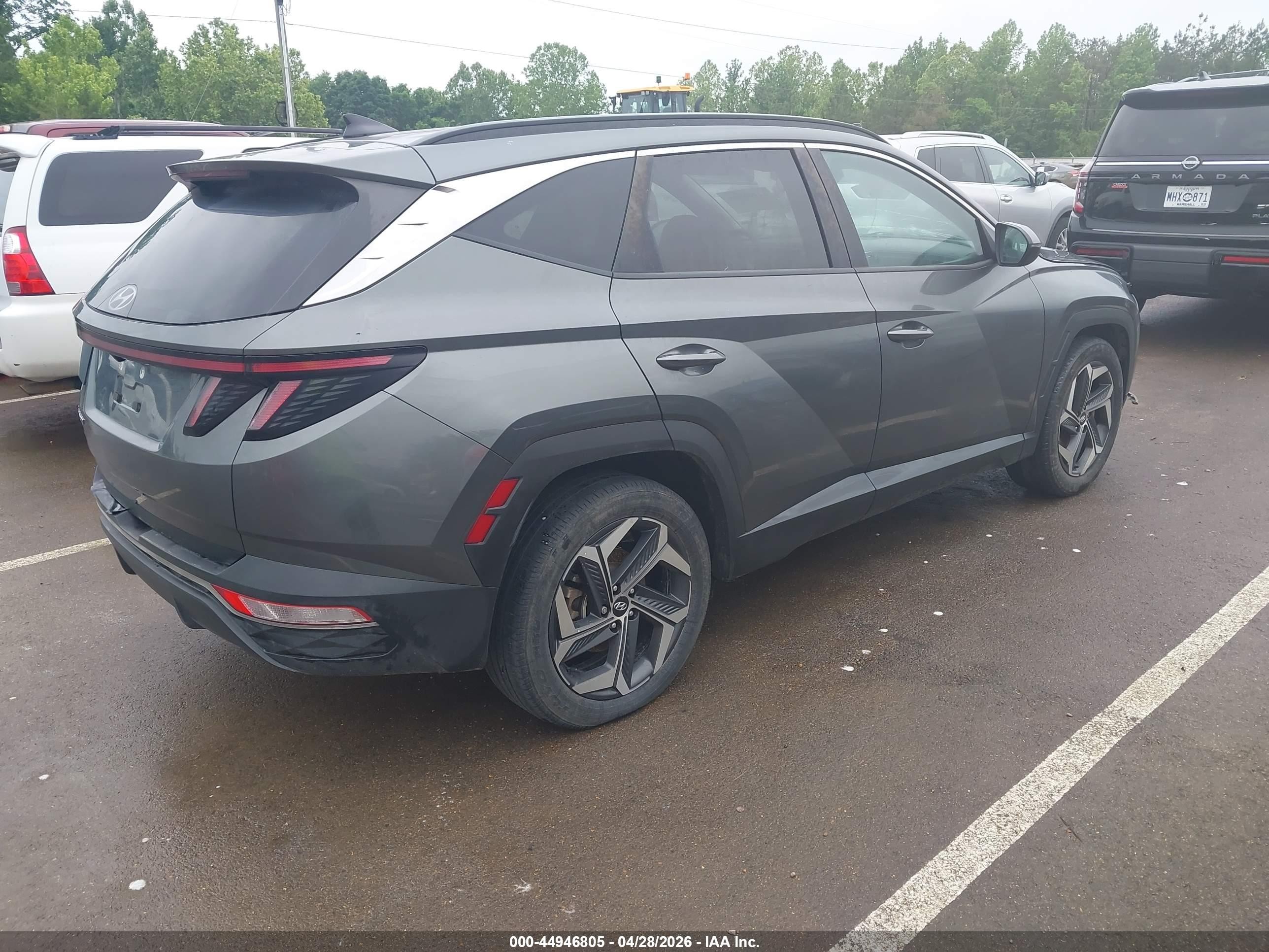 2022 Hyundai Tucson VIN 5NMJC3AEXNH126106 IAAI salvage auction — Front End, Salvage (Mississippi), sold $5,900 on 2026-07-10 (photo 4)