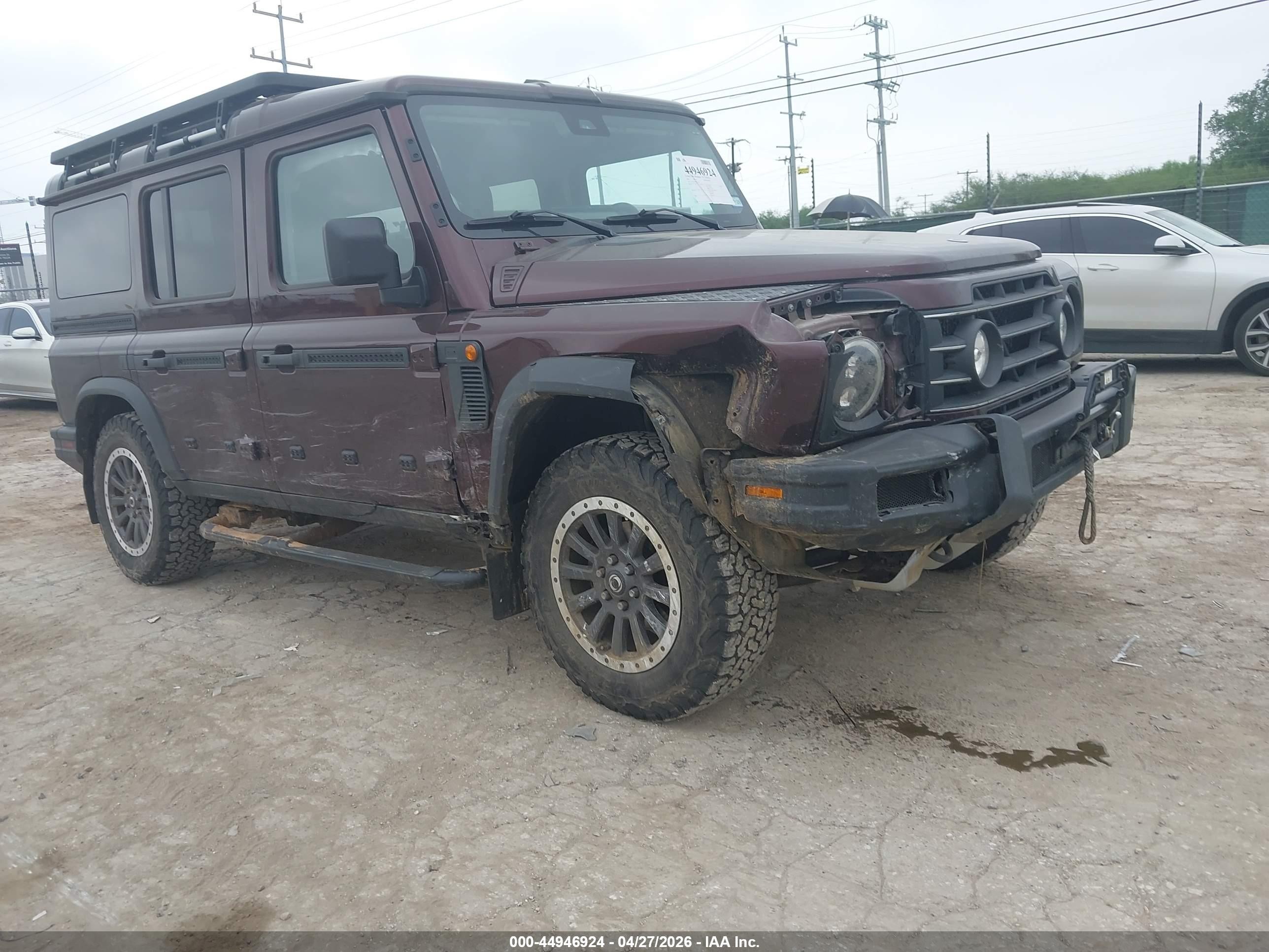 2024 Ineos Grenadier VIN SC6GM1CA5RF019166 IAAI salvage auction — Side, Salvage (Texas), sold $20,500 on 2026-07-06 (photo 1)