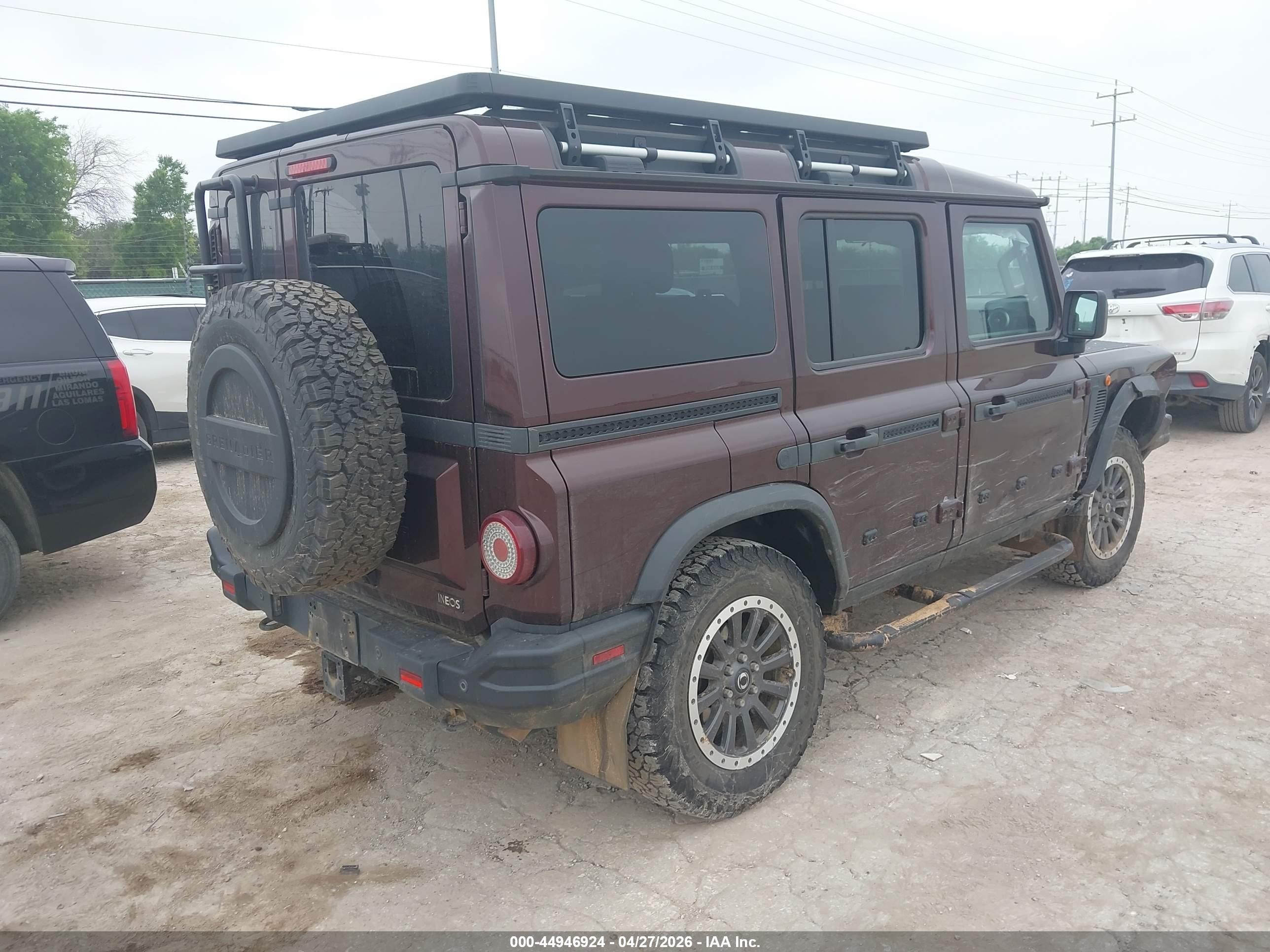 2024 Ineos Grenadier VIN SC6GM1CA5RF019166 IAAI salvage auction — Side, Salvage (Texas), sold $20,500 on 2026-07-06 (photo 4)