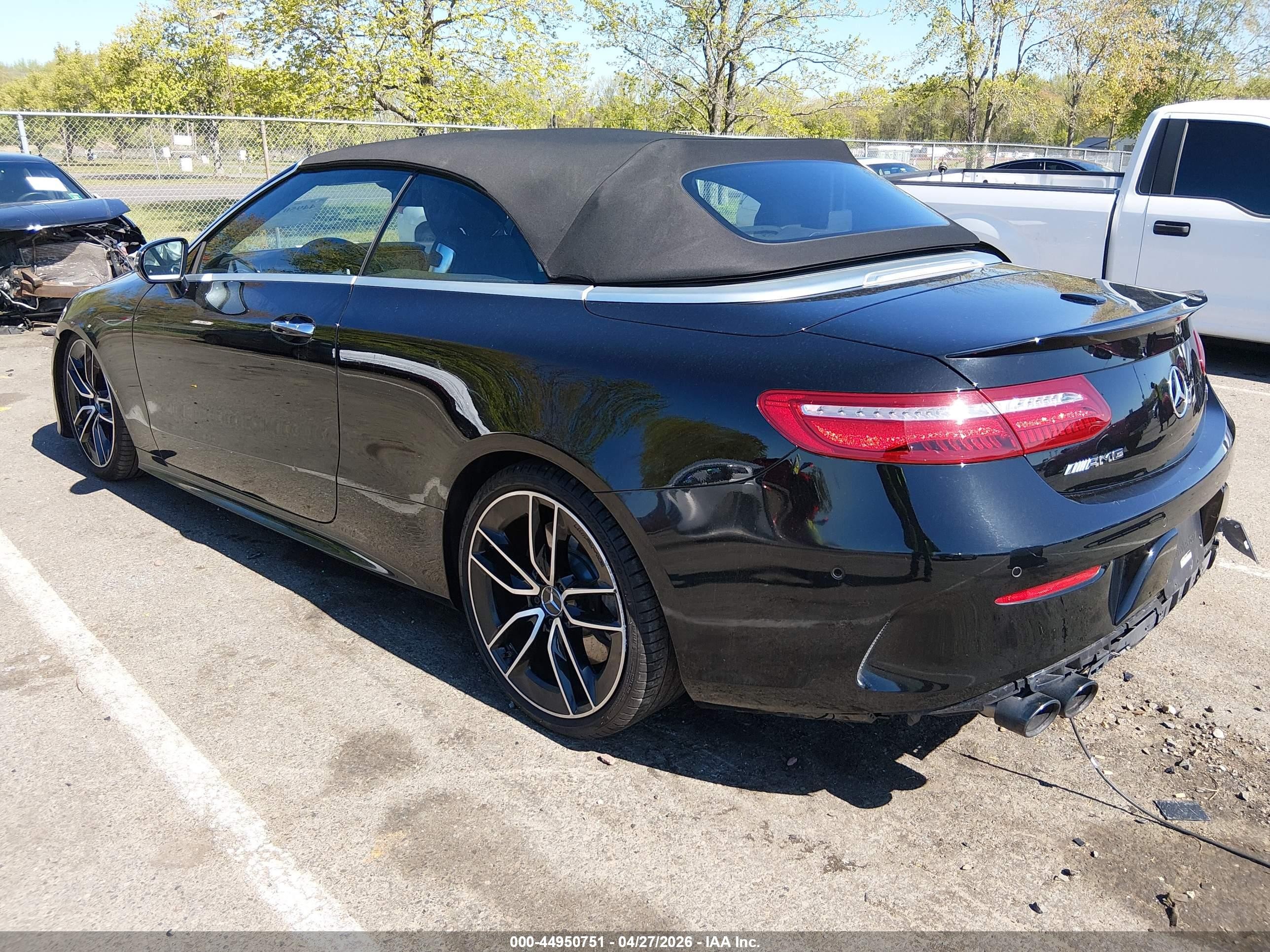 2020 Mercedes-Benz E-Class VIN WDD1K6BB8LF121091 IAAI salvage auction — Front End, Salvage (New Jersey), sold $15,150 on 2026-08-24 (photo 3)