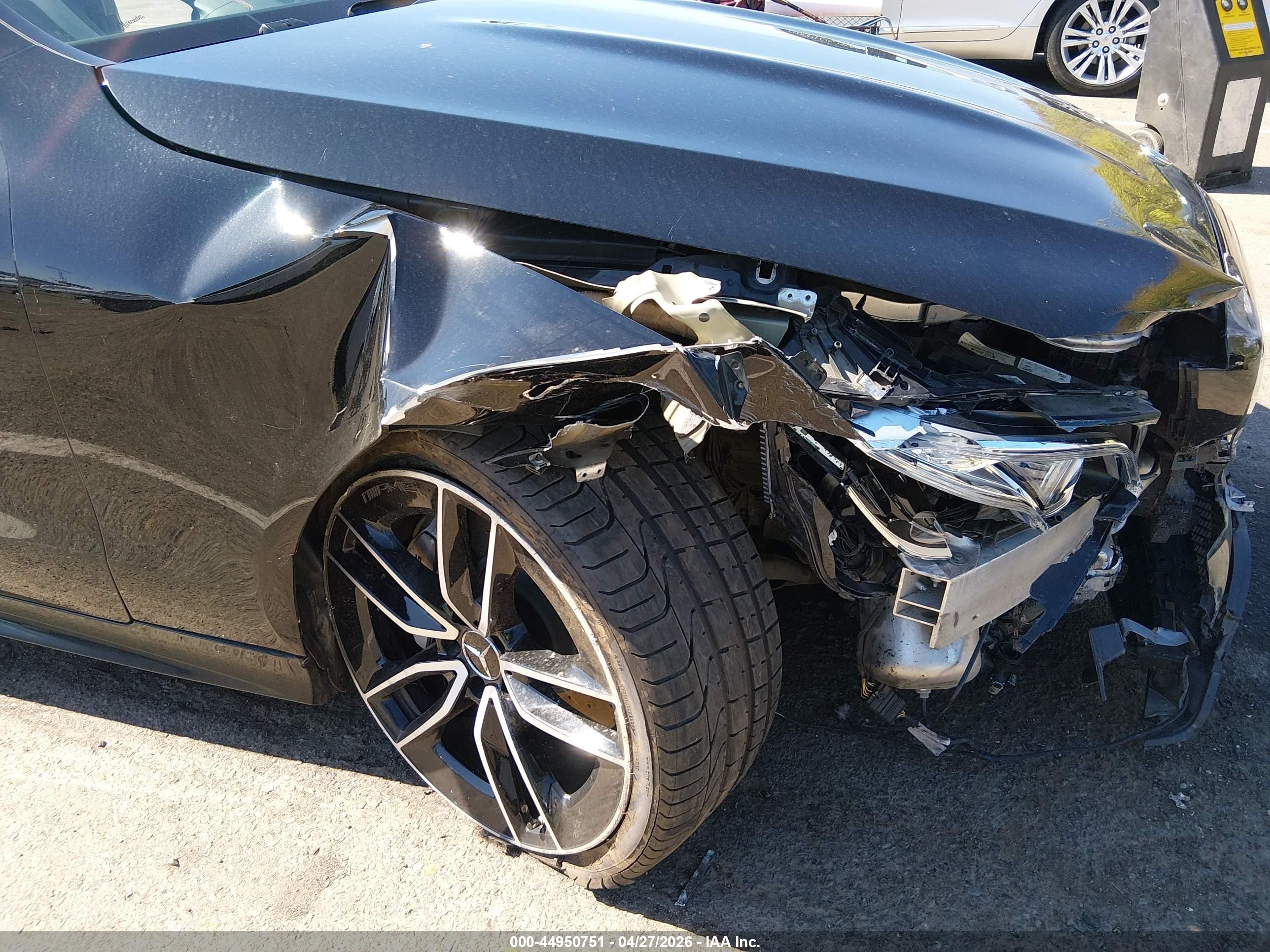 2020 Mercedes-Benz E-Class VIN WDD1K6BB8LF121091 IAAI salvage auction — Front End, Salvage (New Jersey), sold $15,150 on 2026-08-24 (photo 6)