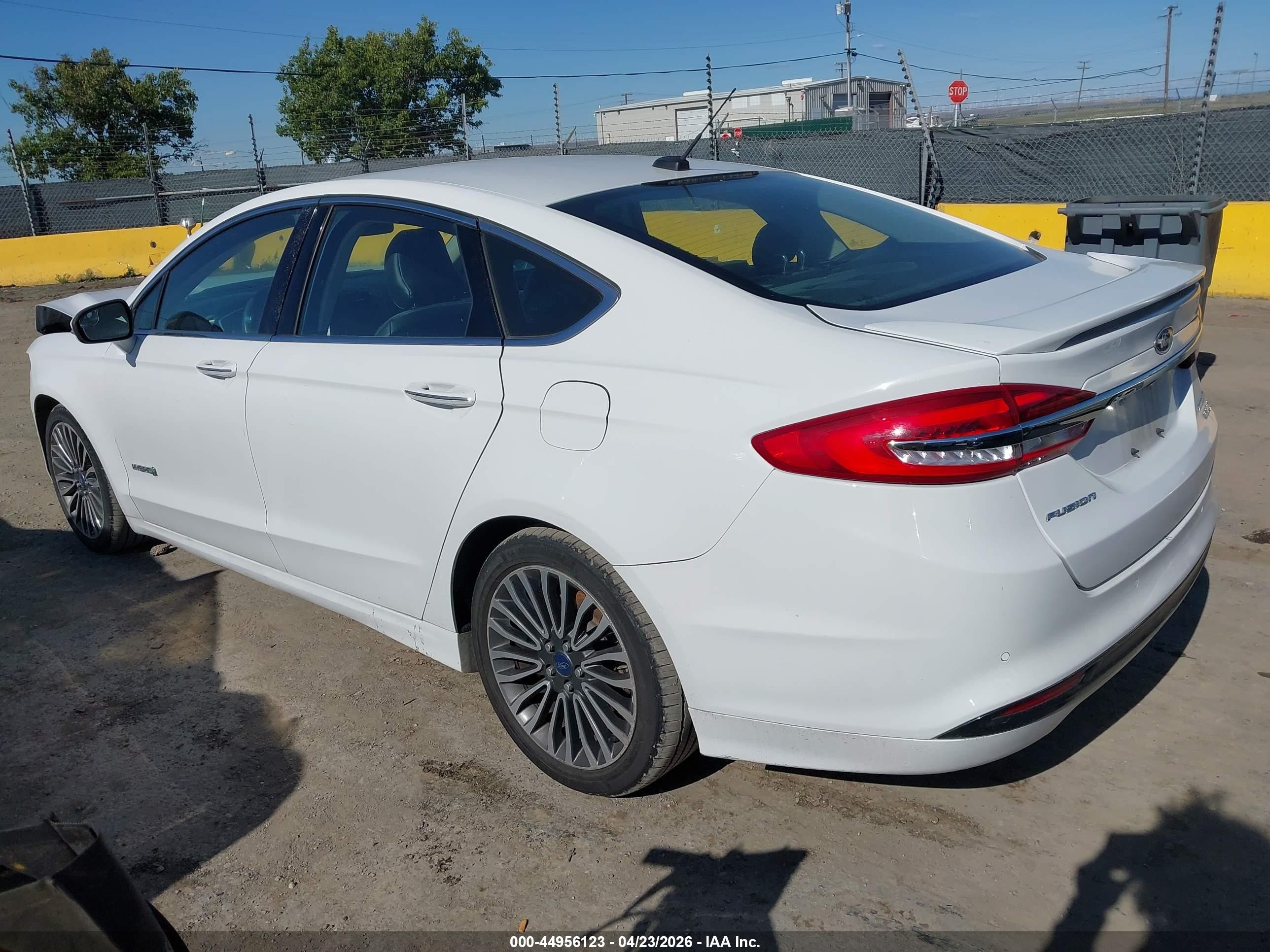2018 Ford Fusion VIN 3FA6P0RU3JR124671 IAAI salvage auction — Front End, Salvage (California), sold $975 on 2026-07-09 (photo 3)