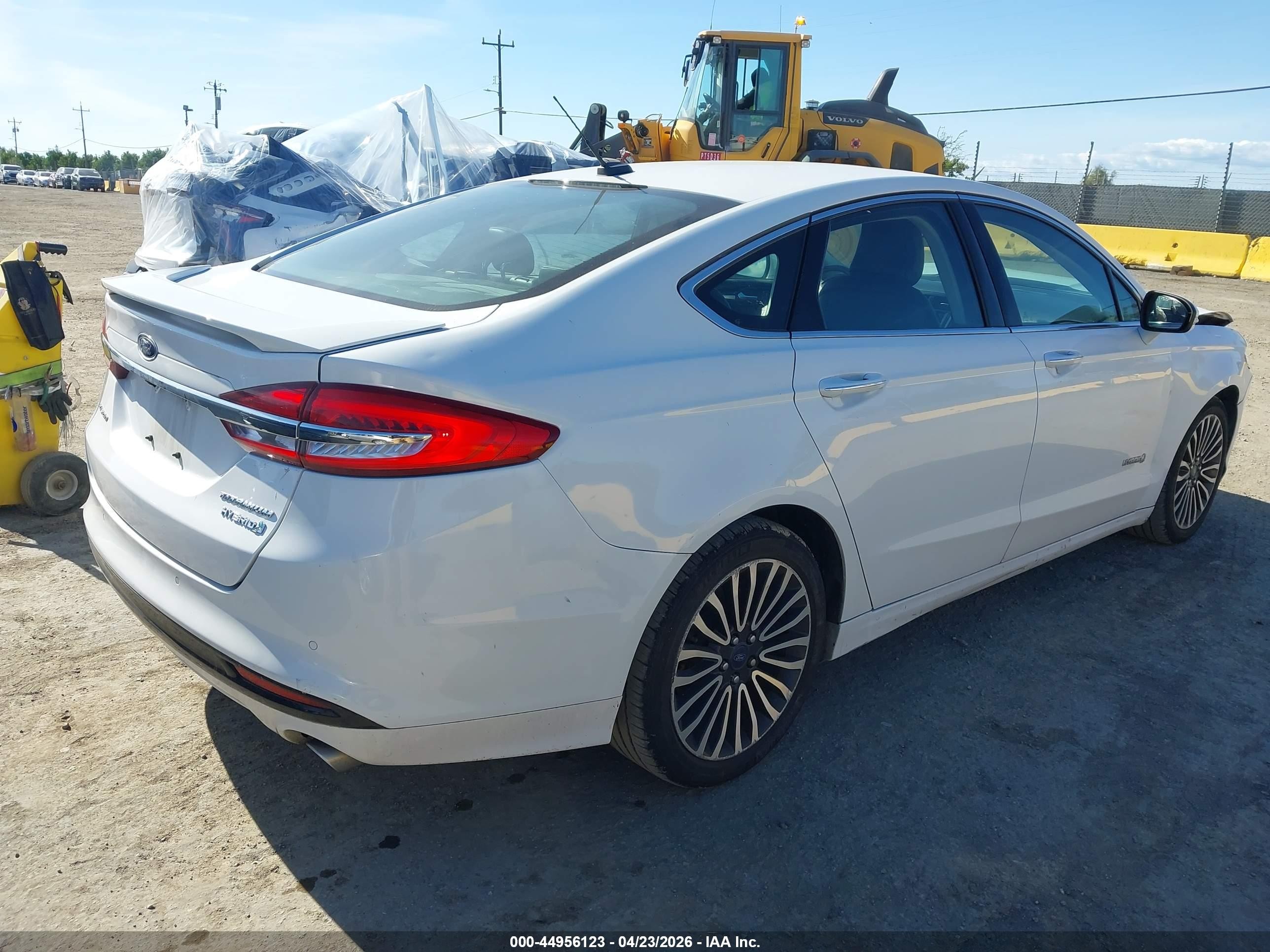 2018 Ford Fusion VIN 3FA6P0RU3JR124671 IAAI salvage auction — Front End, Salvage (California), sold $975 on 2026-07-09 (photo 4)
