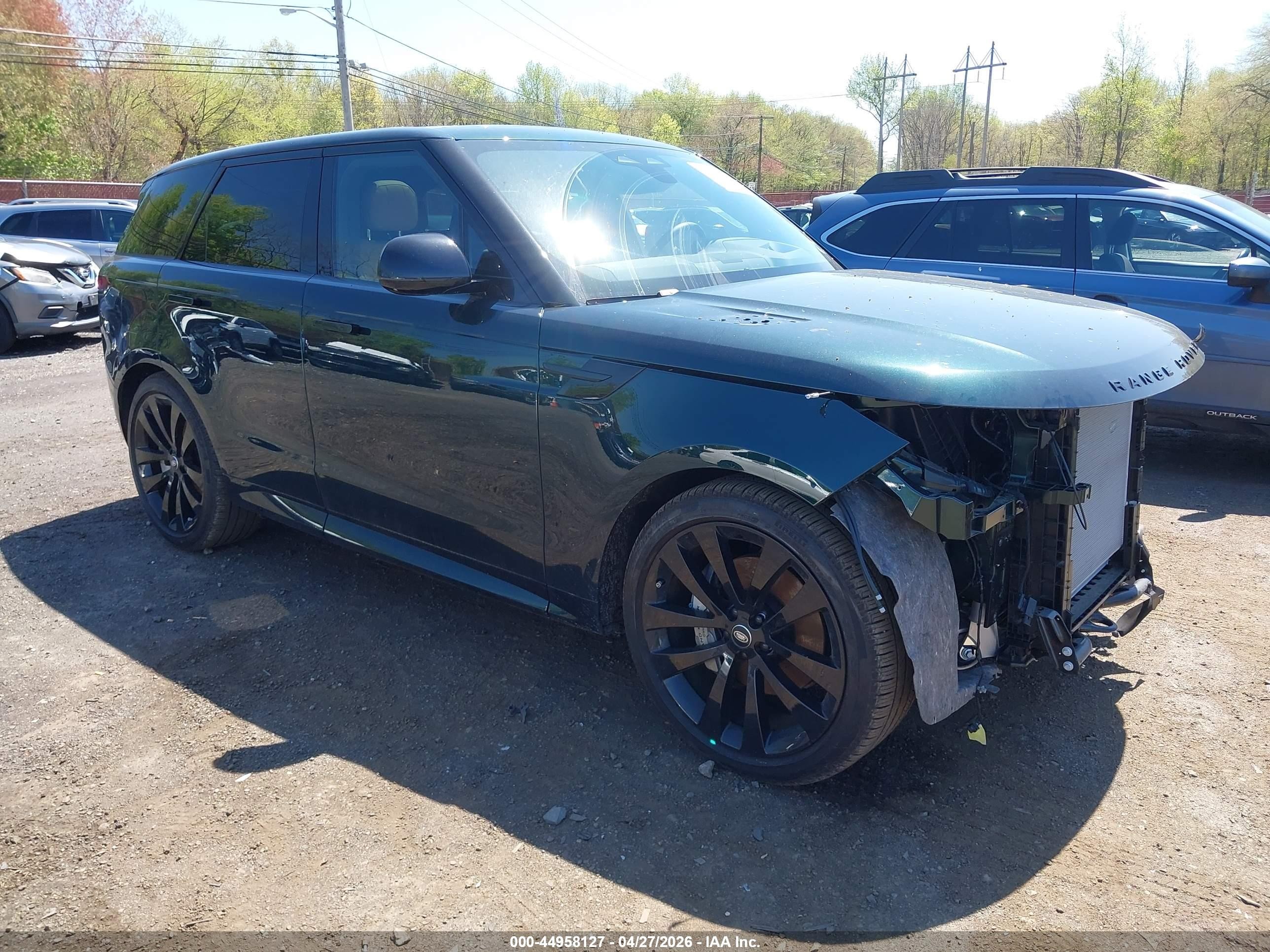 2025 Land Rover Range Rover Sport VIN SAL1L9FU7SA603155 IAAI salvage auction — Front End, Salvage (Idaho), sold $45,750 on 2026-07-10 (photo 1)