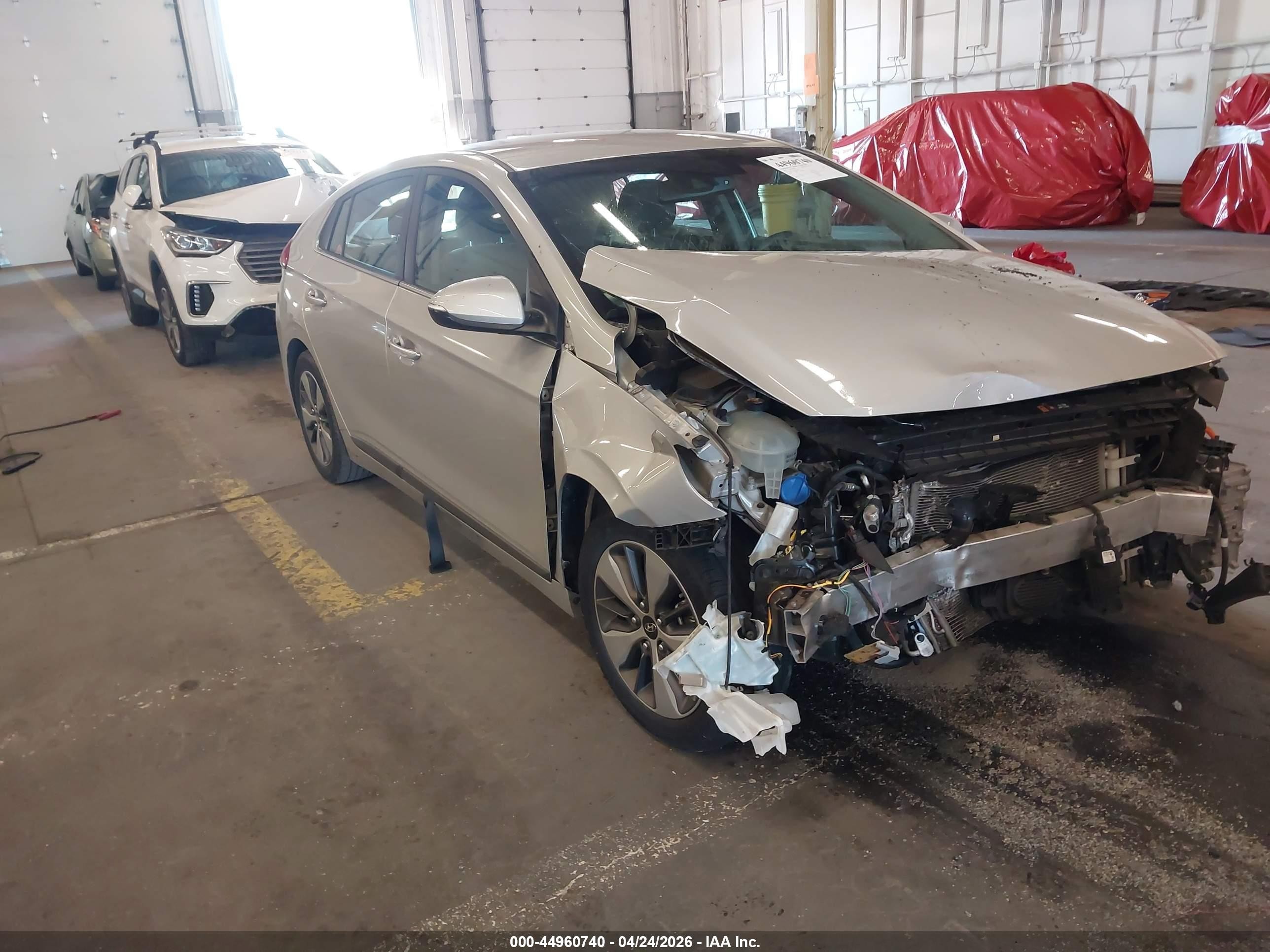 2019 Hyundai Ioniq Hybrid VIN KMHC75LD2KU159808 — IAAI salvage auction photo