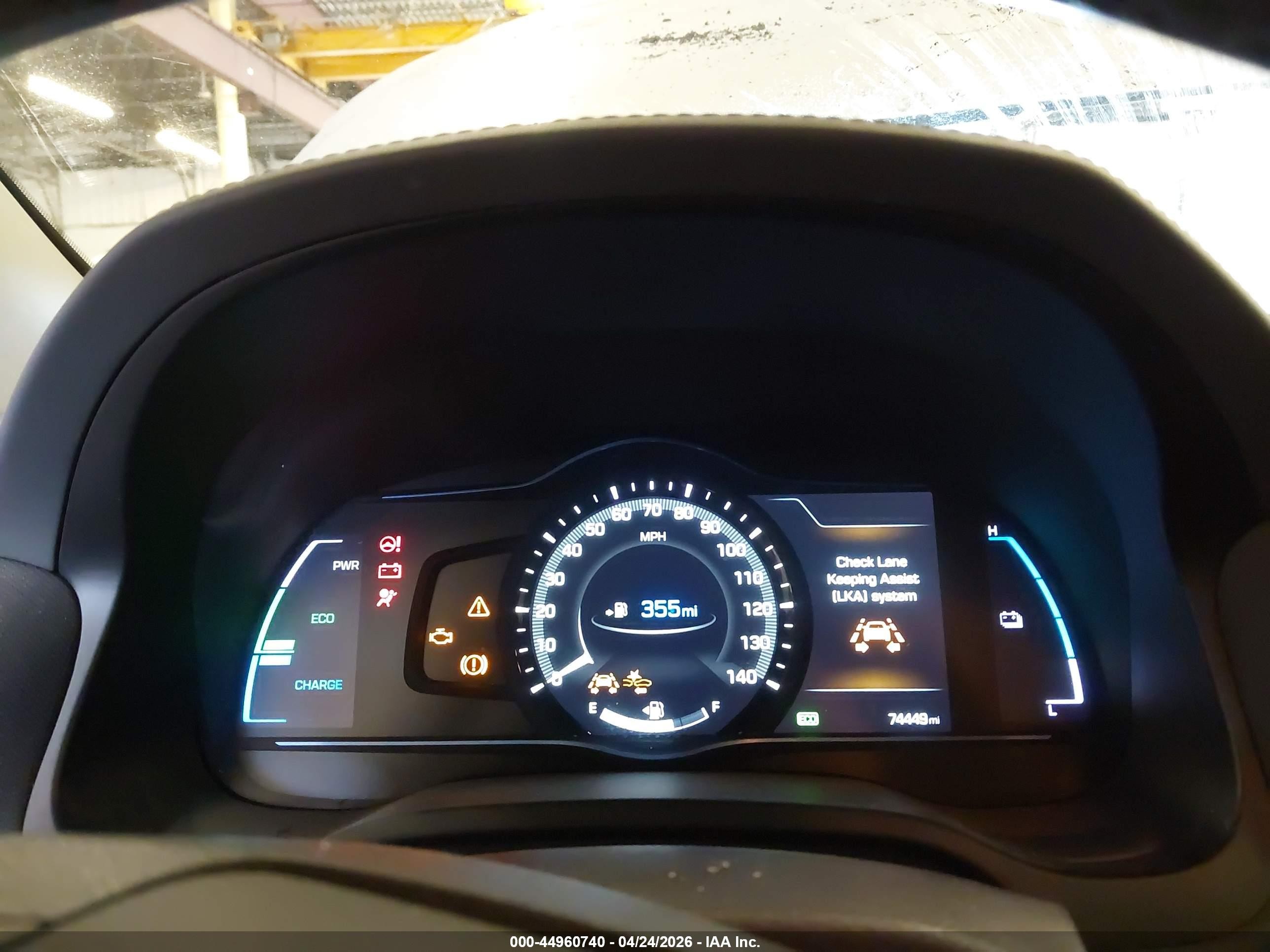 2019 Hyundai Ioniq Hybrid VIN KMHC75LD2KU159808 IAAI salvage auction — Front End, Salvage (Oregon), sold $1,050 on 2026-07-09 (photo 7)