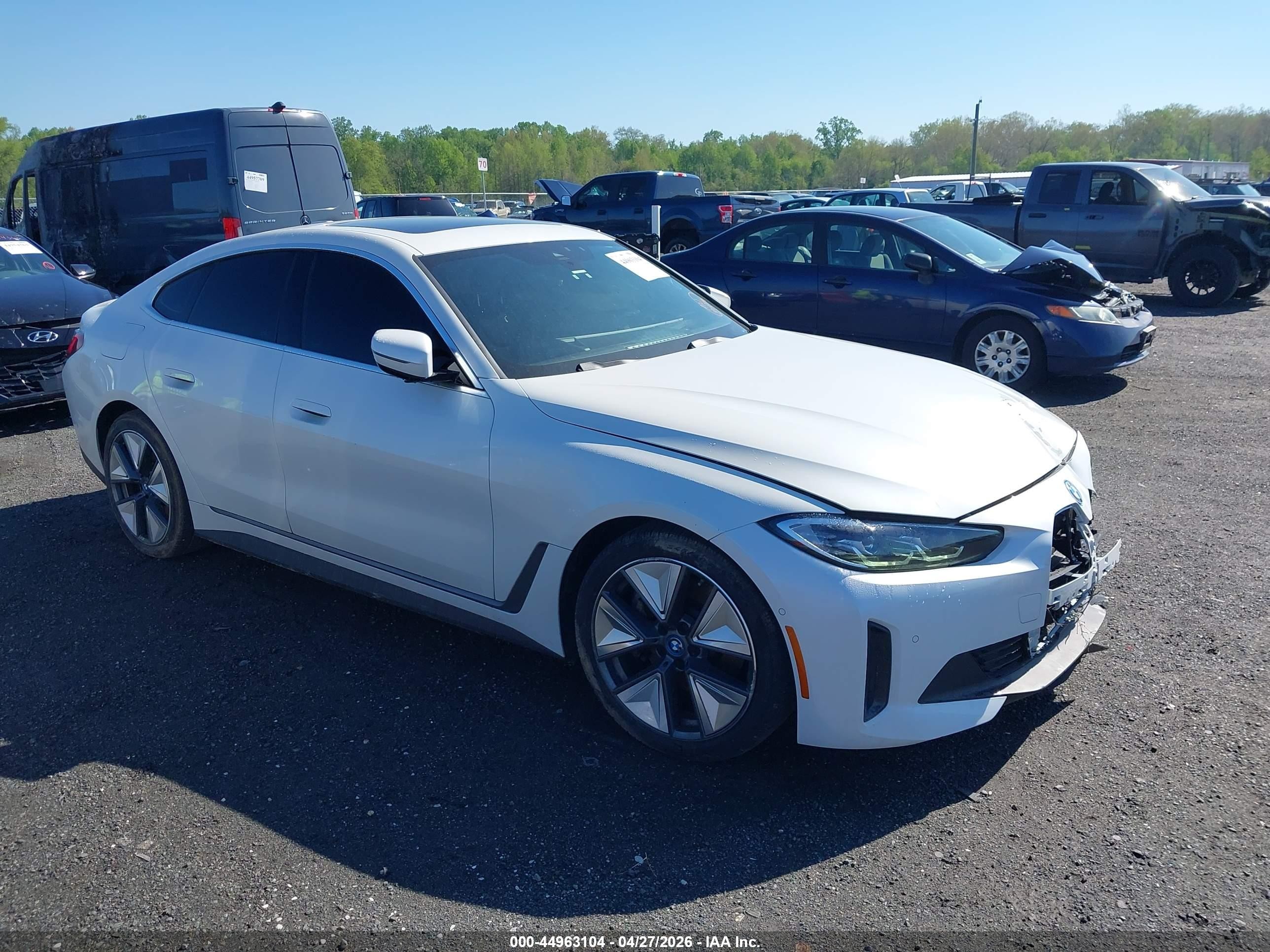 2024 BMW i4 VIN WBY73AW04RFT34205 — IAAI salvage auction photo