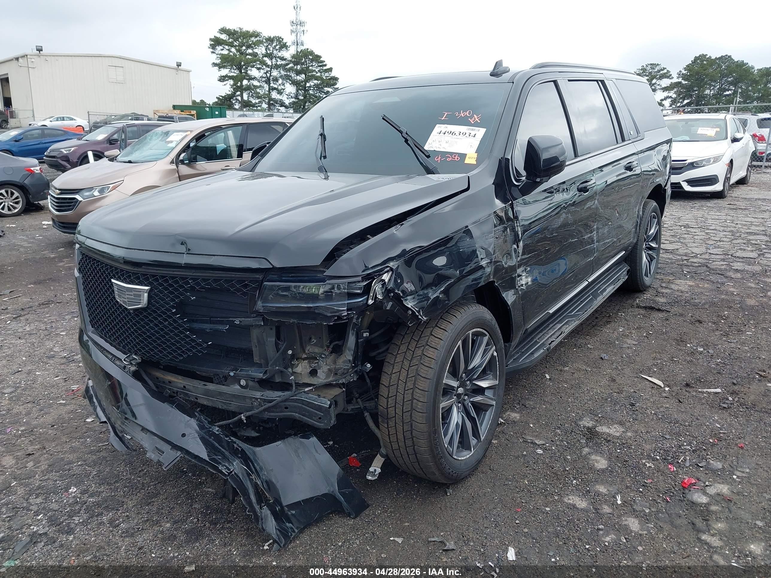 2022 Cadillac Escalade VIN 1GYS3NKL0NR217100 IAAI salvage auction — Front End, Salvage (Georgia), sold $20,650 on 2026-08-26 (photo 2)