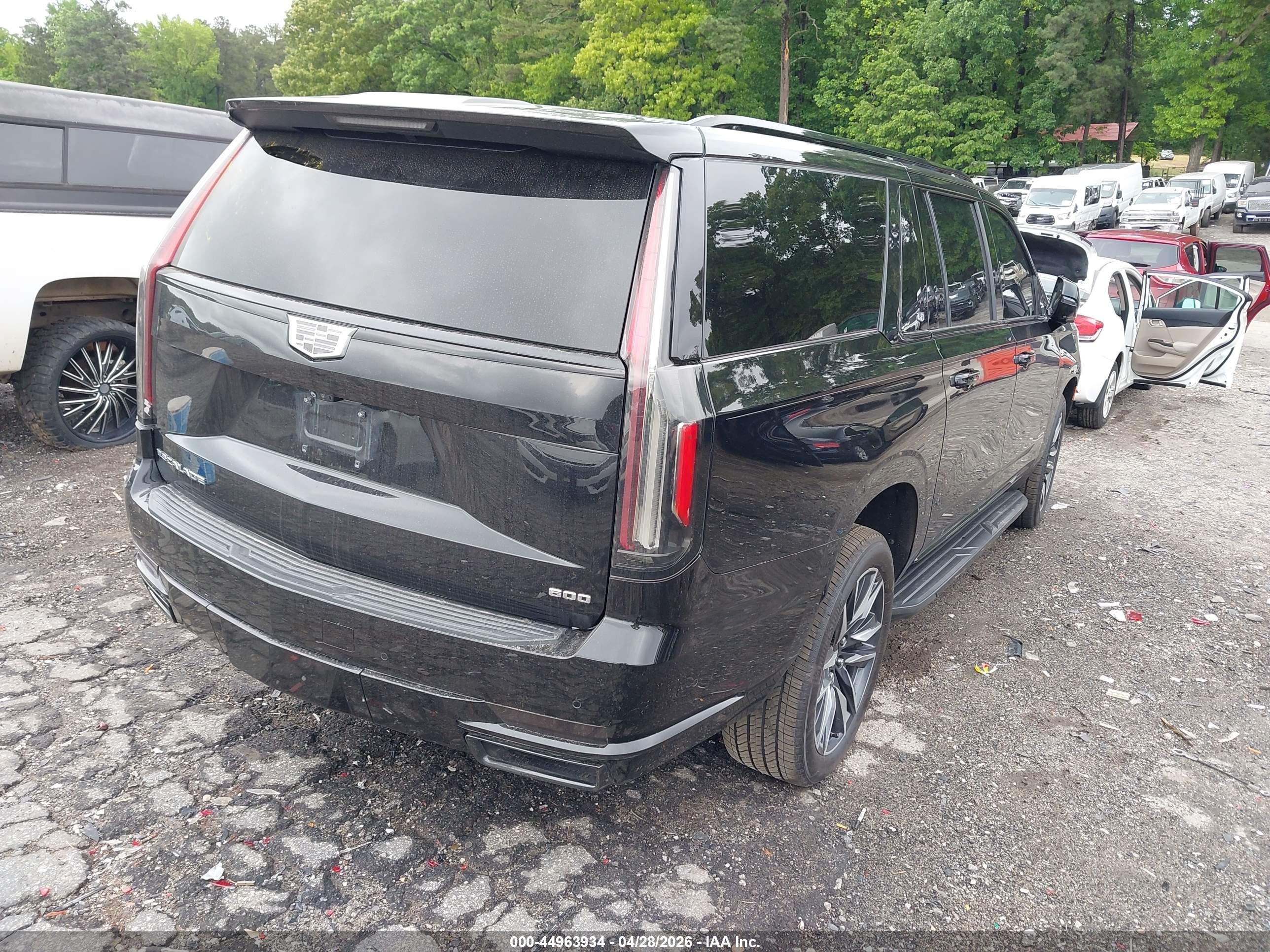 2022 Cadillac Escalade VIN 1GYS3NKL0NR217100 IAAI salvage auction — Front End, Salvage (Georgia), sold $20,650 on 2026-08-26 (photo 4)