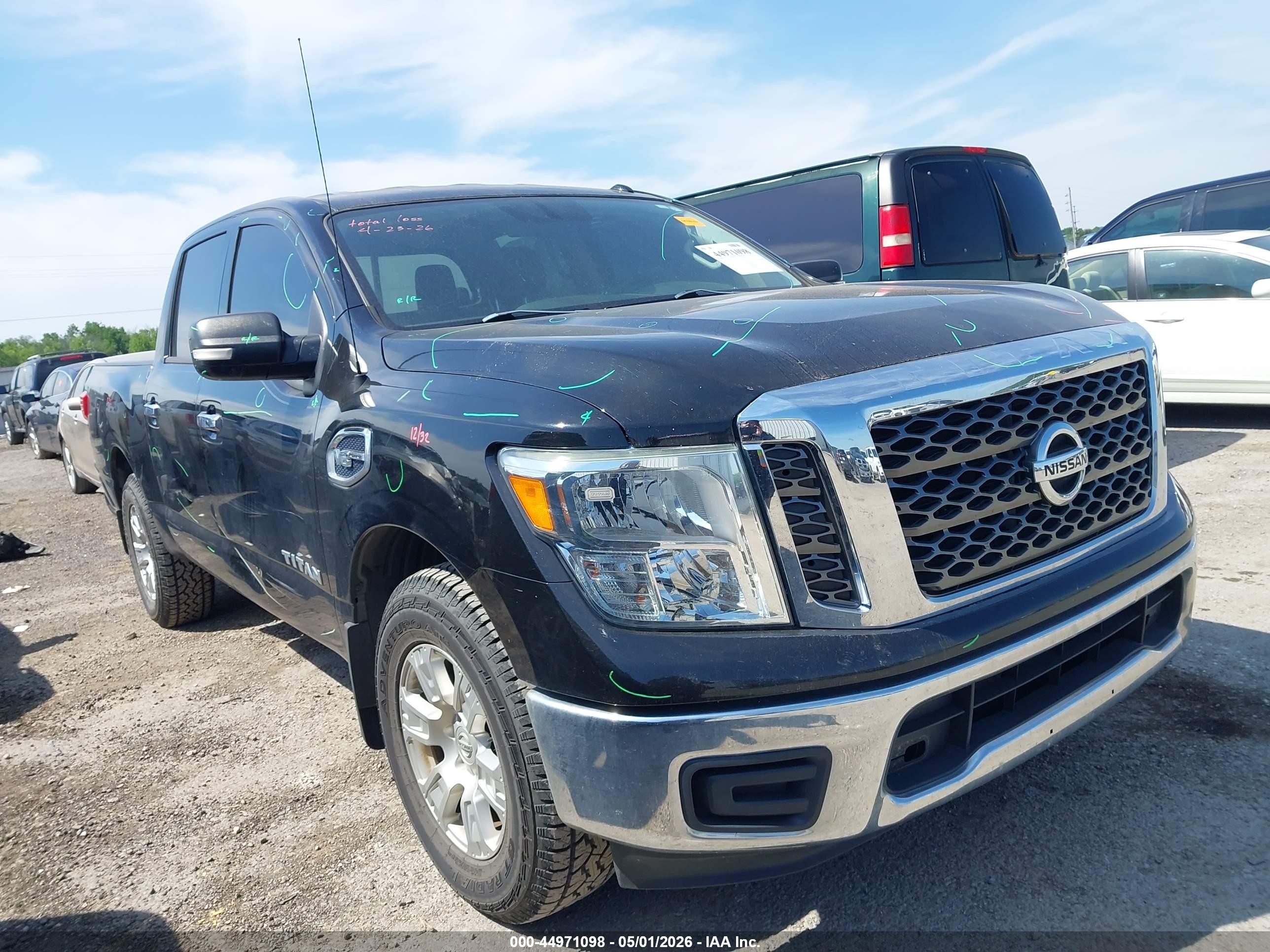 2017 Nissan Titan VIN 1N6AA1EK0HN515156 — IAAI salvage auction photo