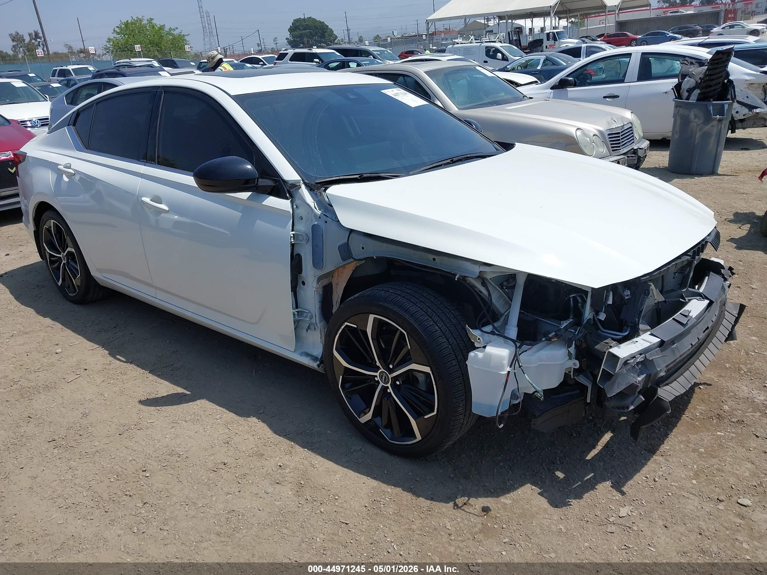 2023 Nissan Altima VIN 1N4BL4CV6PN345373 IAAI salvage auction — Front End, Salvage (California), sold $8,400 on 2026-08-26 (photo 1)