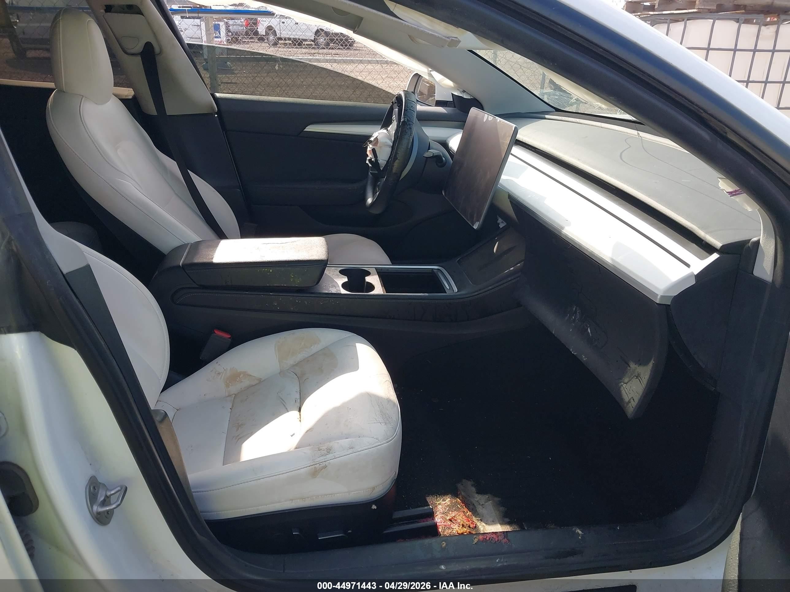 2021 Tesla Model 3 VIN 5YJ3E1EA2MF978013 IAAI salvage auction — Front End, Original (Texas), sold $4,150 on 2026-06-30 (photo 5)