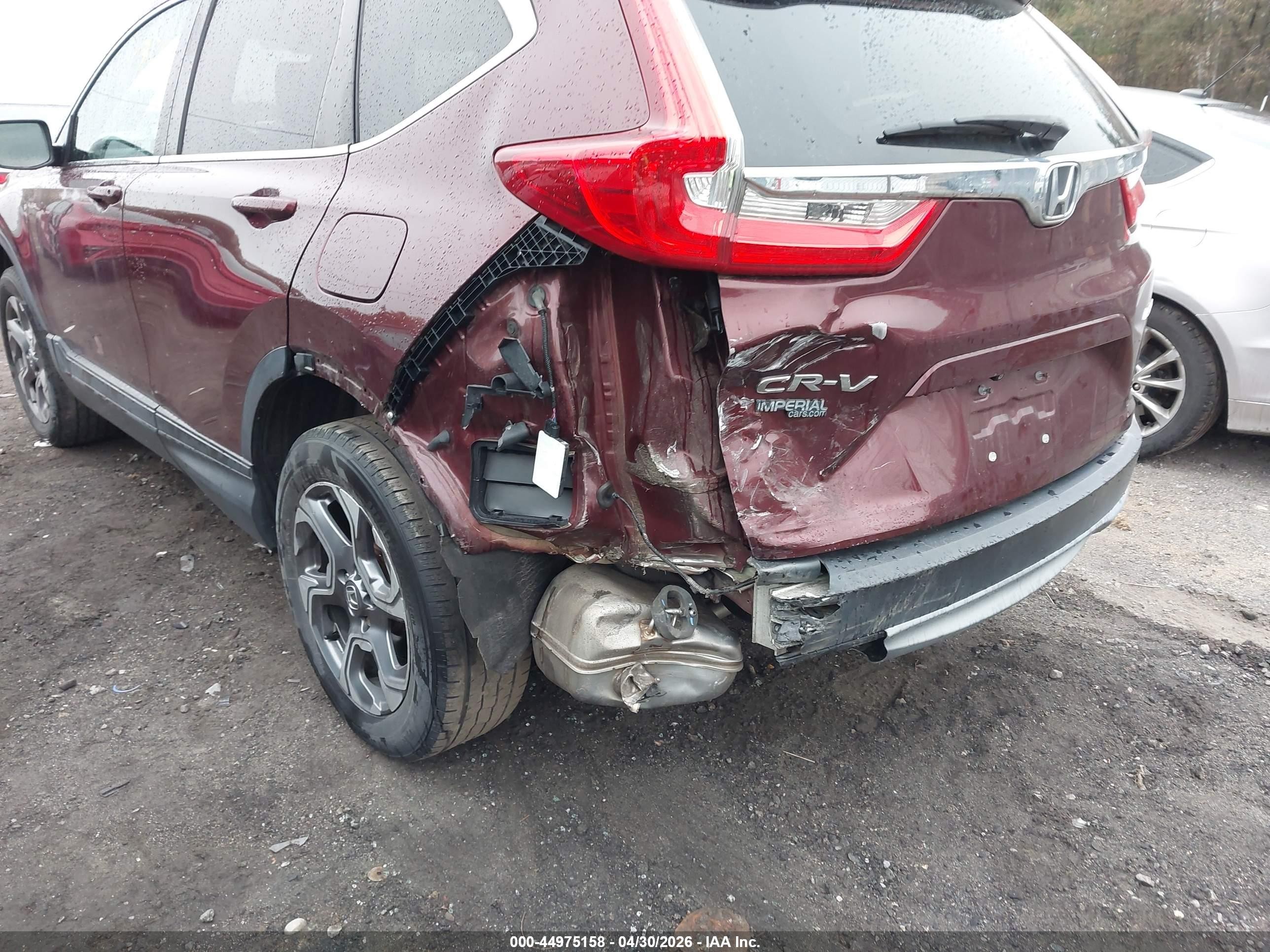 2019 Honda CR-V VIN 2HKRW2H51KH623392 IAAI salvage auction — Rear End, Salvage (Massachusetts), sold $5,500 on 2026-07-10 (photo 6)