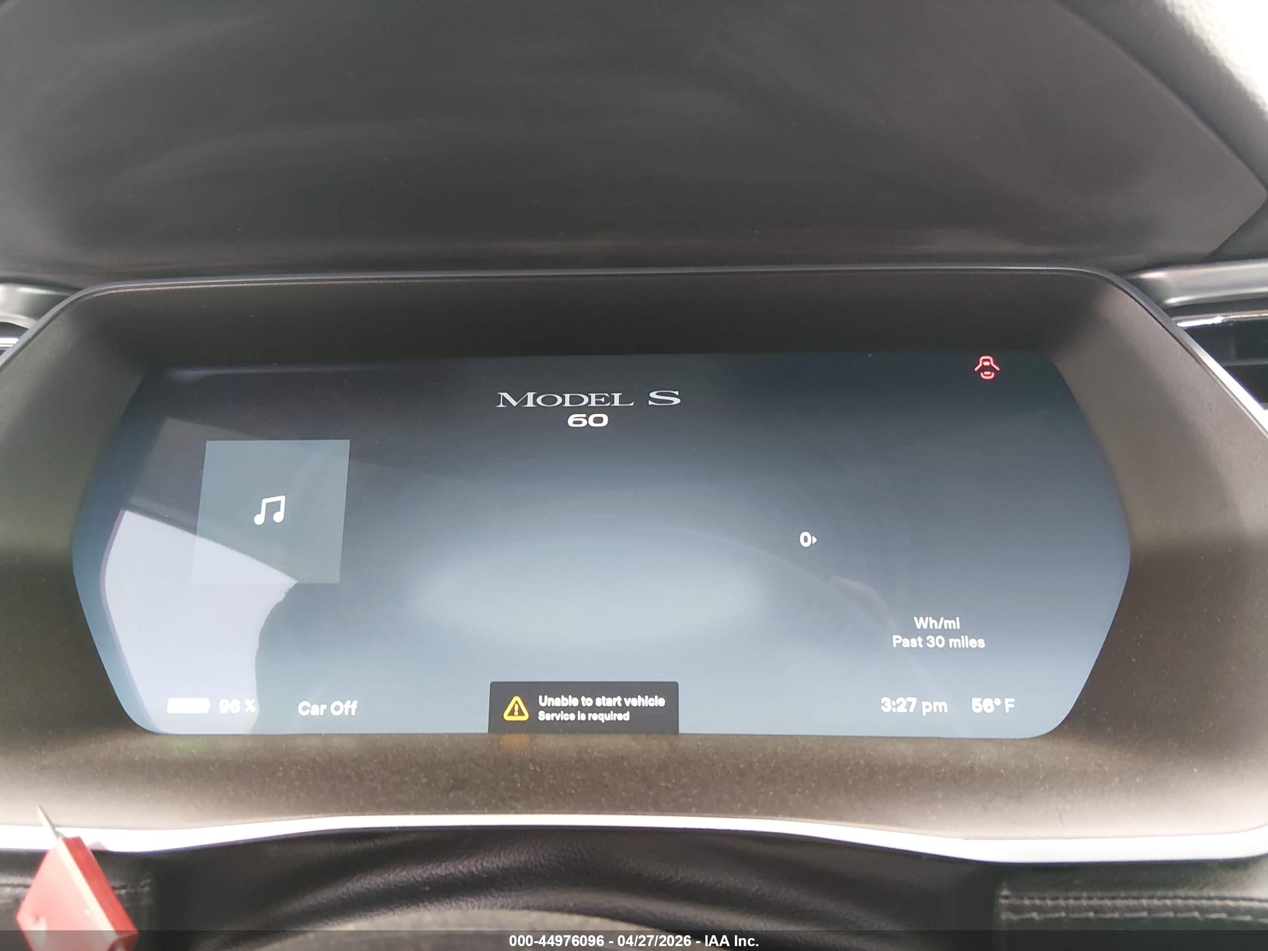 2013 Tesla Model S VIN 5YJSA1CG9DFP03818 IAAI salvage auction — Normal Wear, Clear (Colorado), sold $1,500 on 2026-06-30 (photo 7)