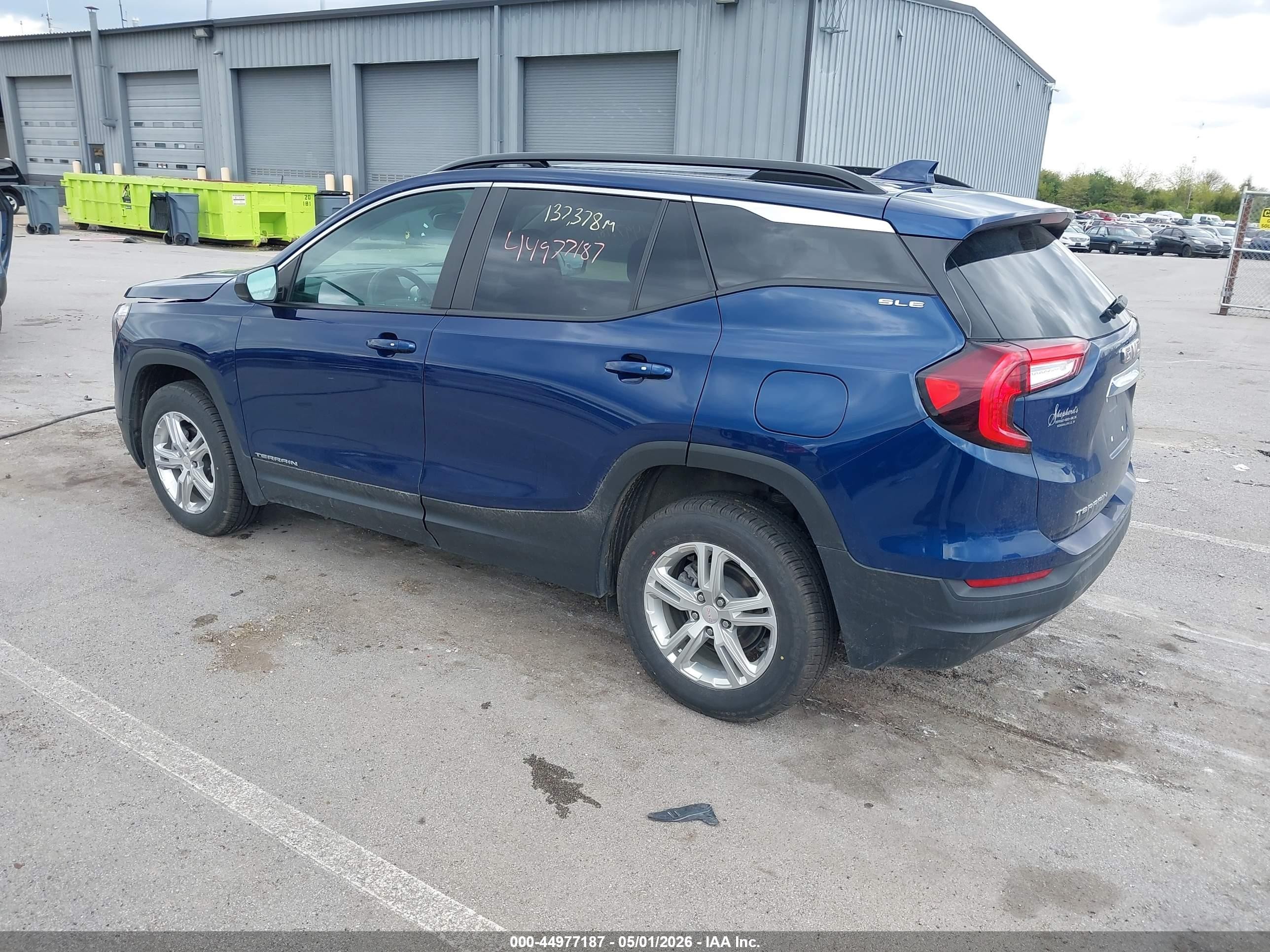 2022 Gmc Terrain VIN 3GKALTEV3NL169722 IAAI salvage auction — Front End, Salvage (Indiana), sold $5,100 on 2026-10-06 (photo 3)