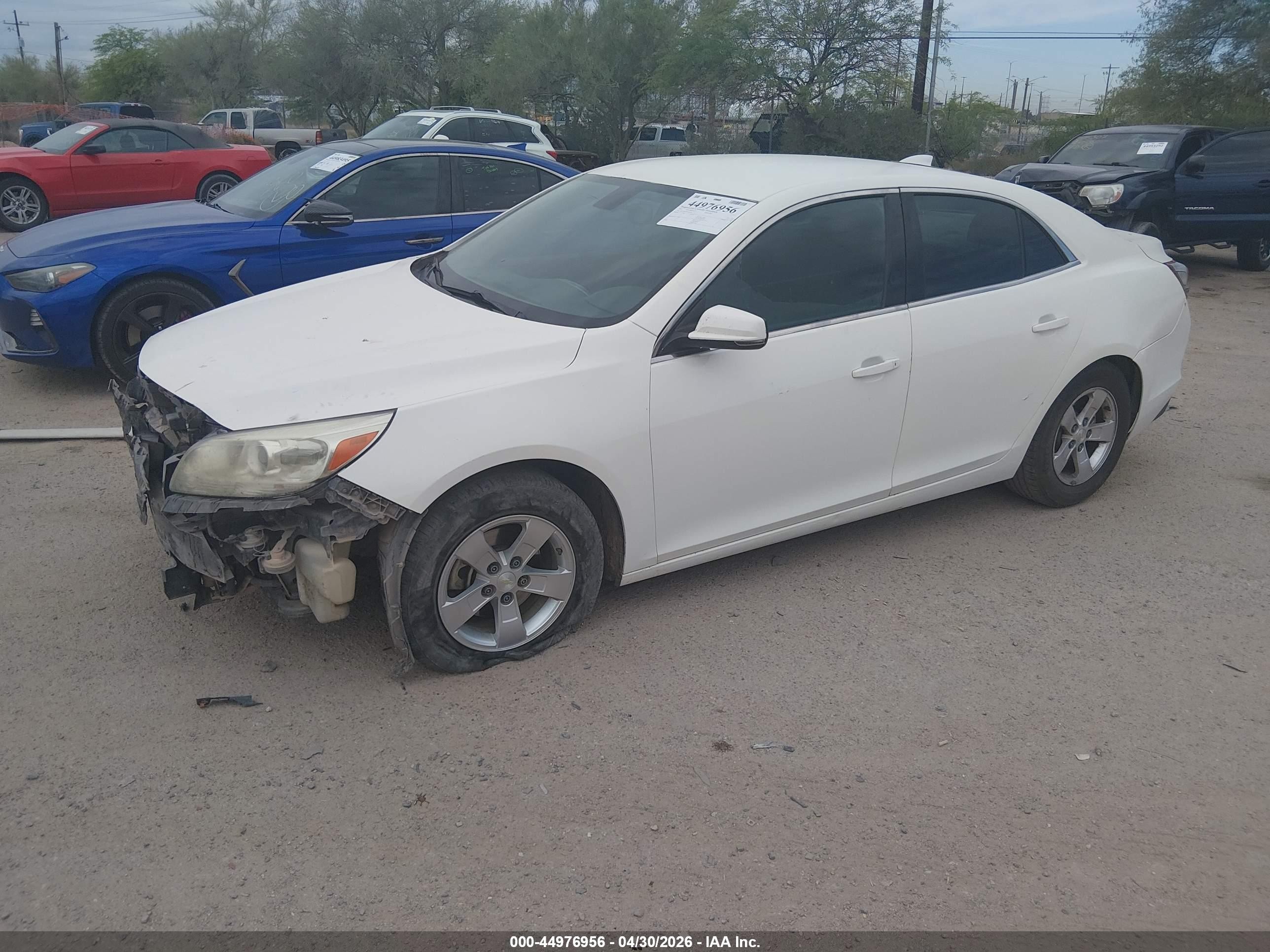 2015 Chevrolet Malibu VIN 1G11C5SL8FF165678 IAAI salvage auction — Front End, Salvage (Arizona), sold $425 on 2026-07-09 (photo 2)