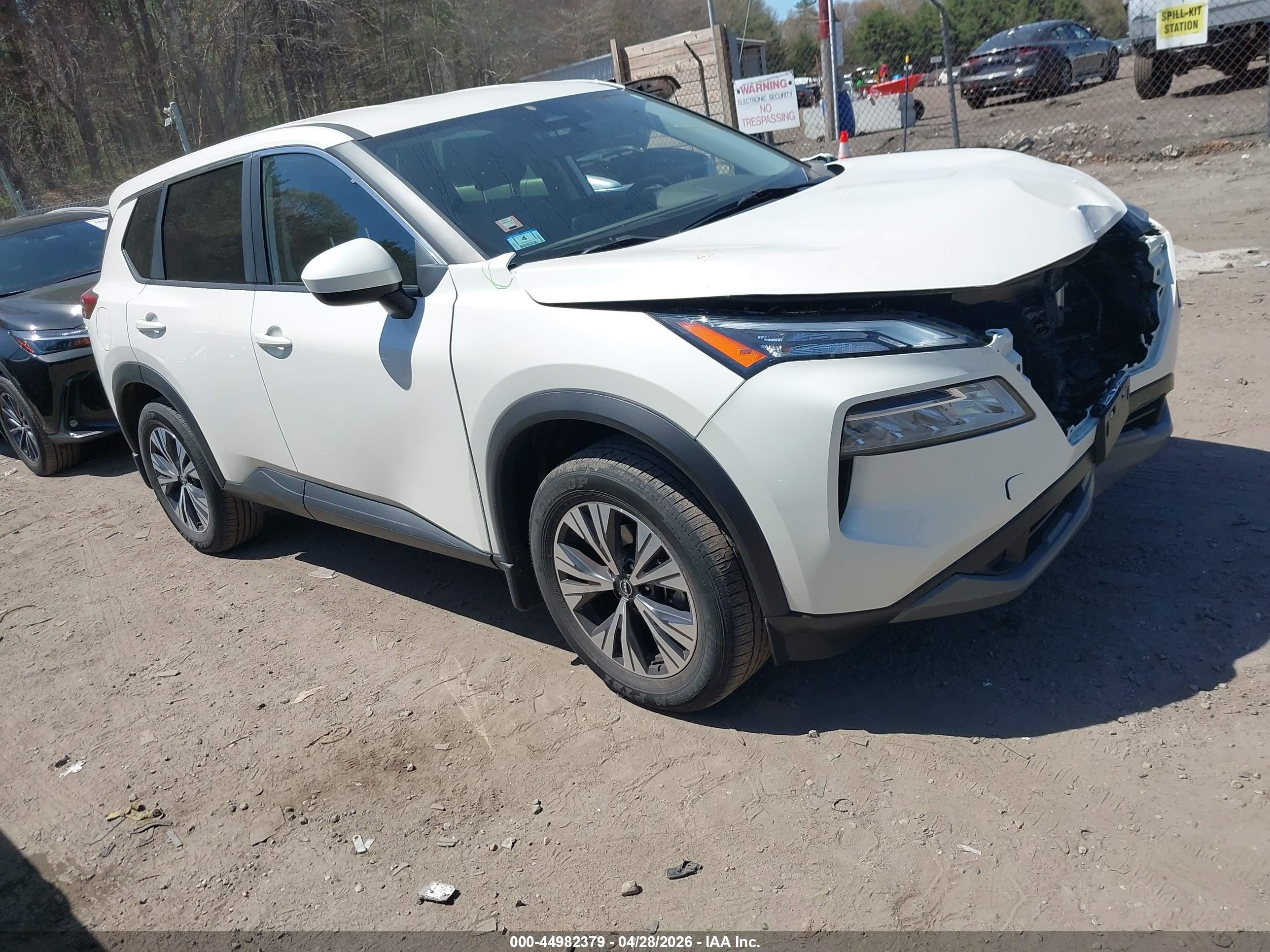 2023 Nissan Rogue VIN JN8BT3BB7PW353024 IAAI salvage auction — Front End, Salvage (Massachusetts), sold $6,200 on 2026-07-10 (photo 1)