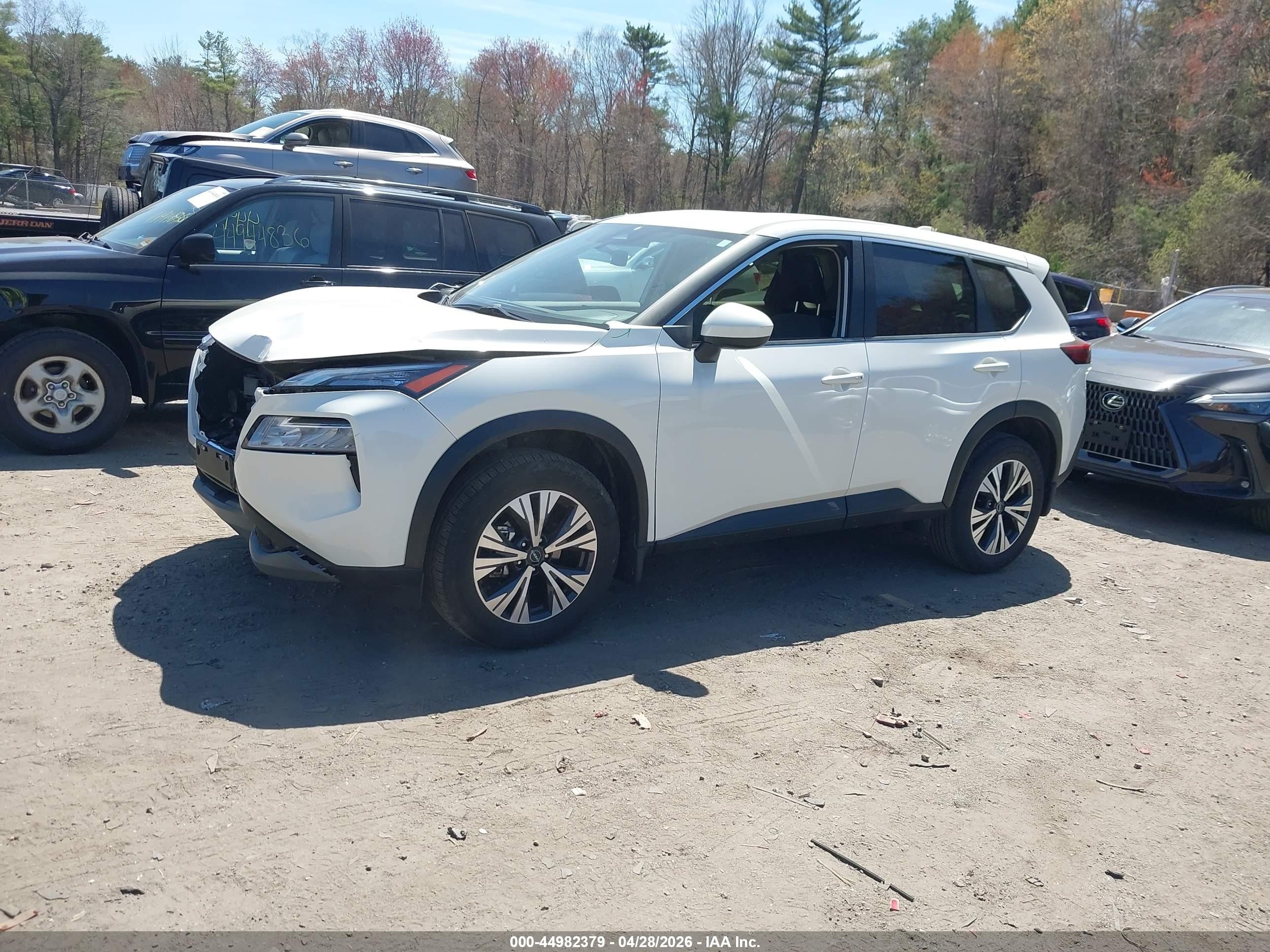 2023 Nissan Rogue VIN JN8BT3BB7PW353024 IAAI salvage auction — Front End, Salvage (Massachusetts), sold $6,200 on 2026-07-10 (photo 2)
