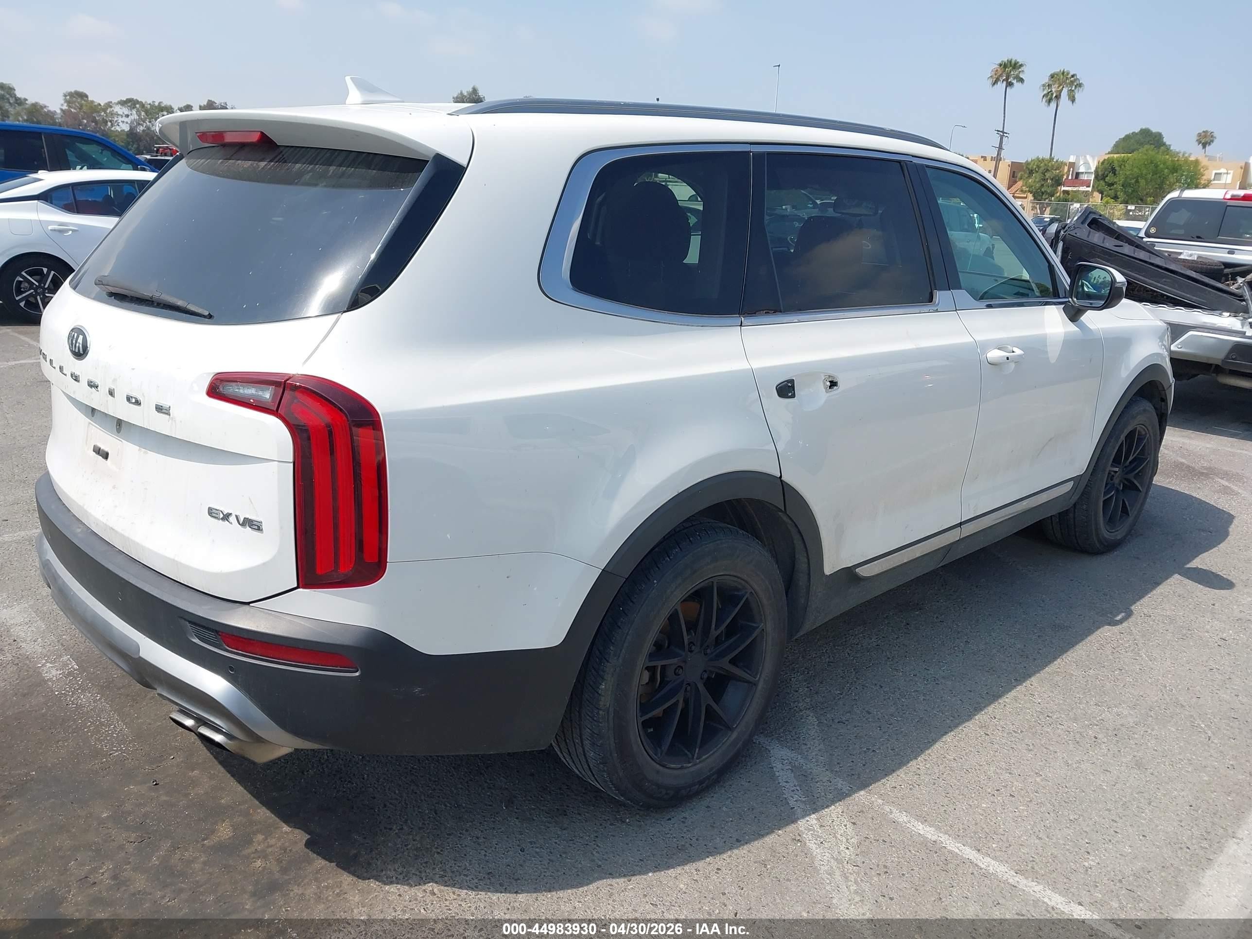 2020 Kia Telluride VIN 5XYP34HC4LG002246 IAAI salvage auction — Theft, Salvage (Colorado), sold $3,900 on 2026-07-02 (photo 4)