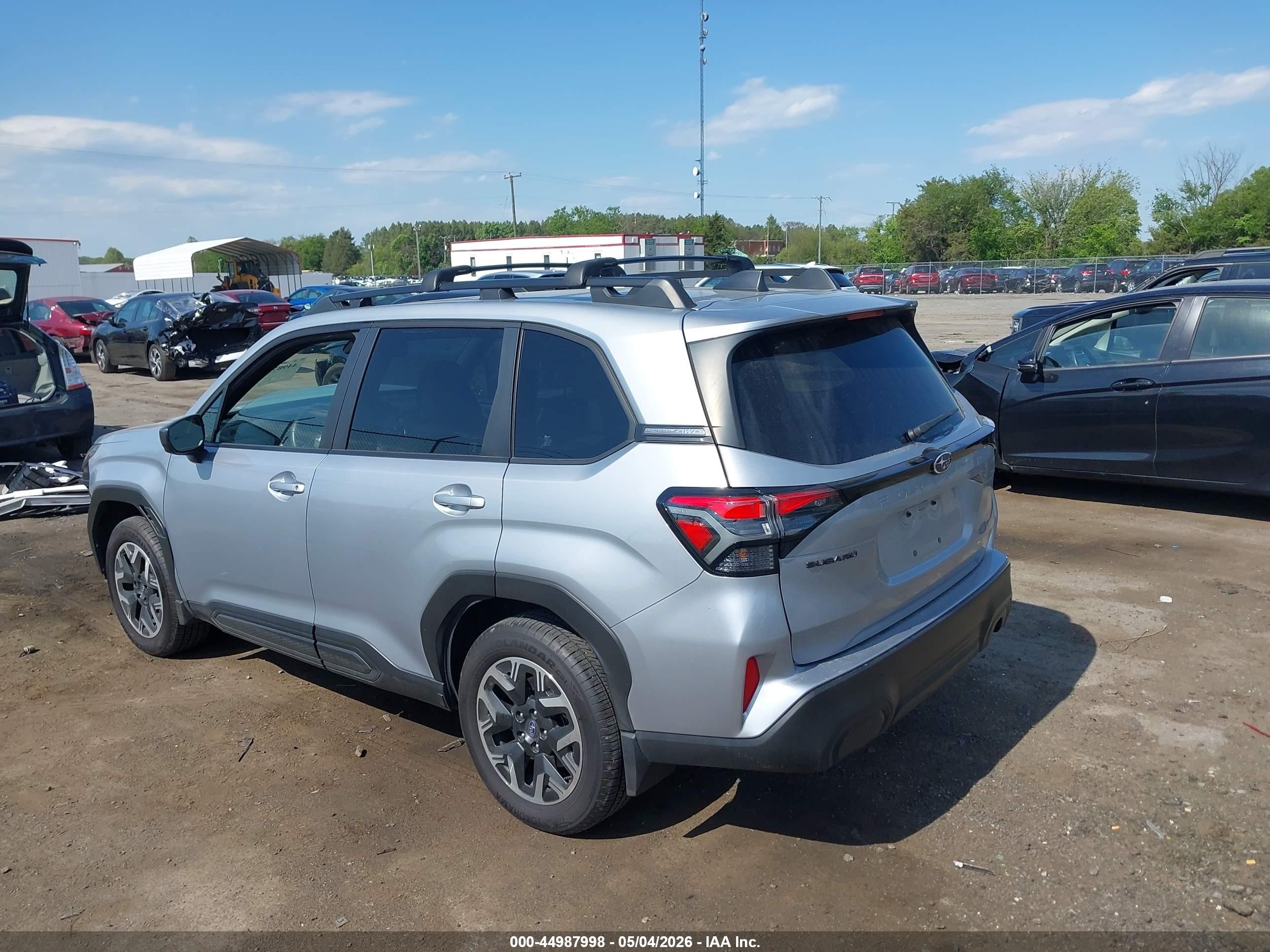 2025 Subaru Forester VIN JF2SLDDC8SH510355 IAAI salvage auction — Front End, Salvage (Virginia), sold $7,600 on 2026-07-10 (photo 3)