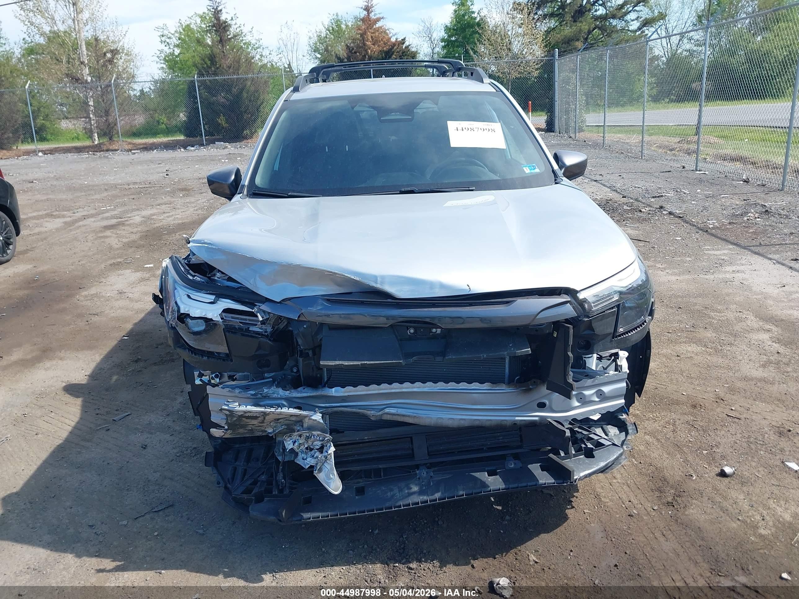 2025 Subaru Forester VIN JF2SLDDC8SH510355 IAAI salvage auction — Front End, Salvage (Virginia), sold $7,600 on 2026-07-10 (photo 6)