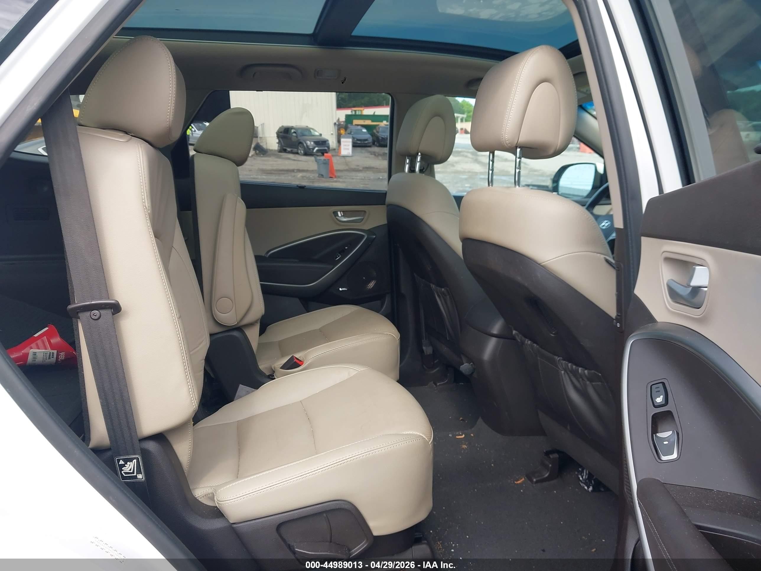 2015 Hyundai Santa Fe VIN KM8SR4HF9FU110105 IAAI salvage auction — Rear End, Salvage (Georgia), sold $2,900 on 2026-07-10 (photo 8)