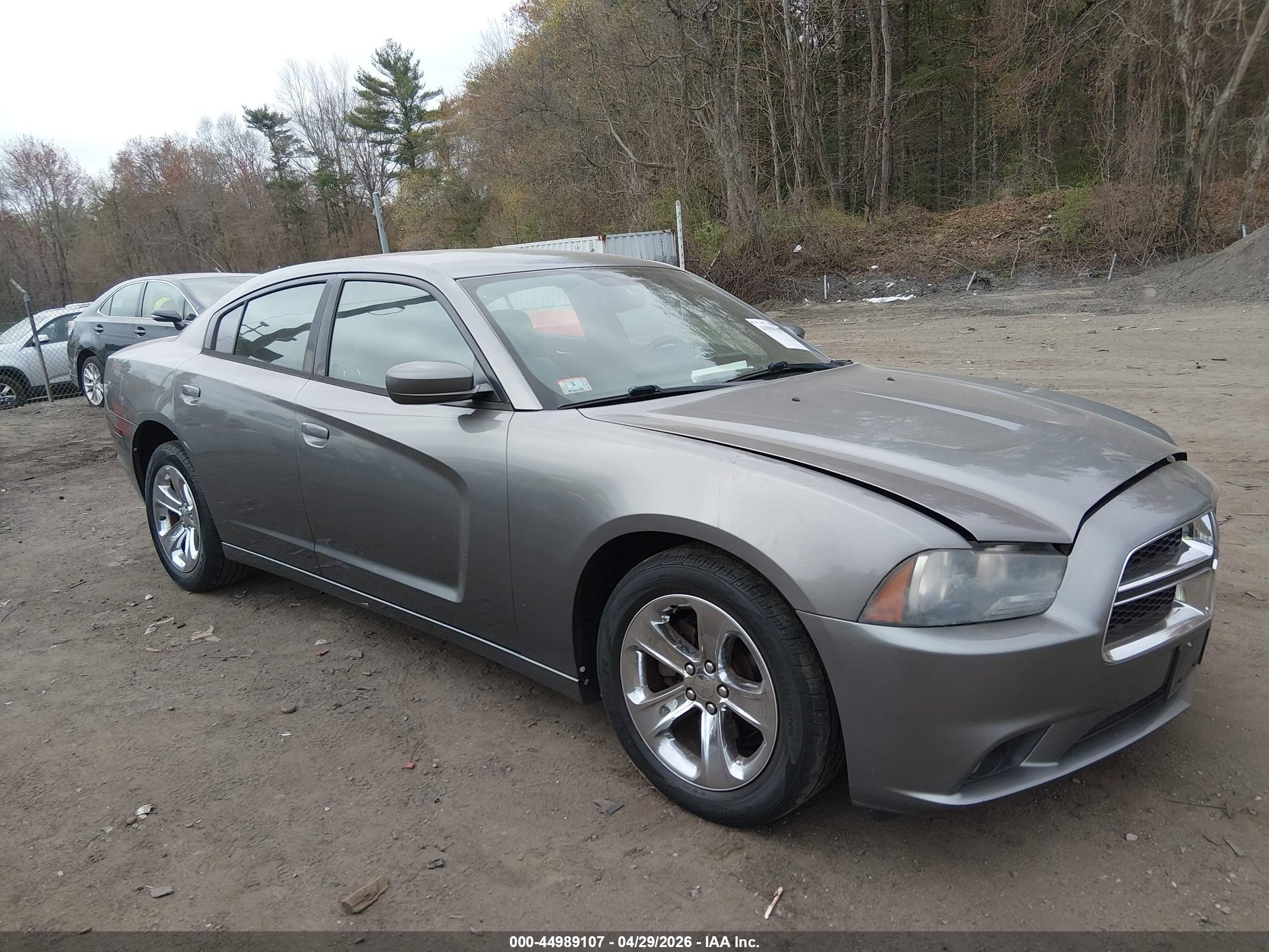 2012 Dodge Charger VIN 2C3CDXHG7CH187835 IAAI salvage auction — Side, Salvage (Massachusetts), sold $1,300 on 2026-07-10 (photo 1)