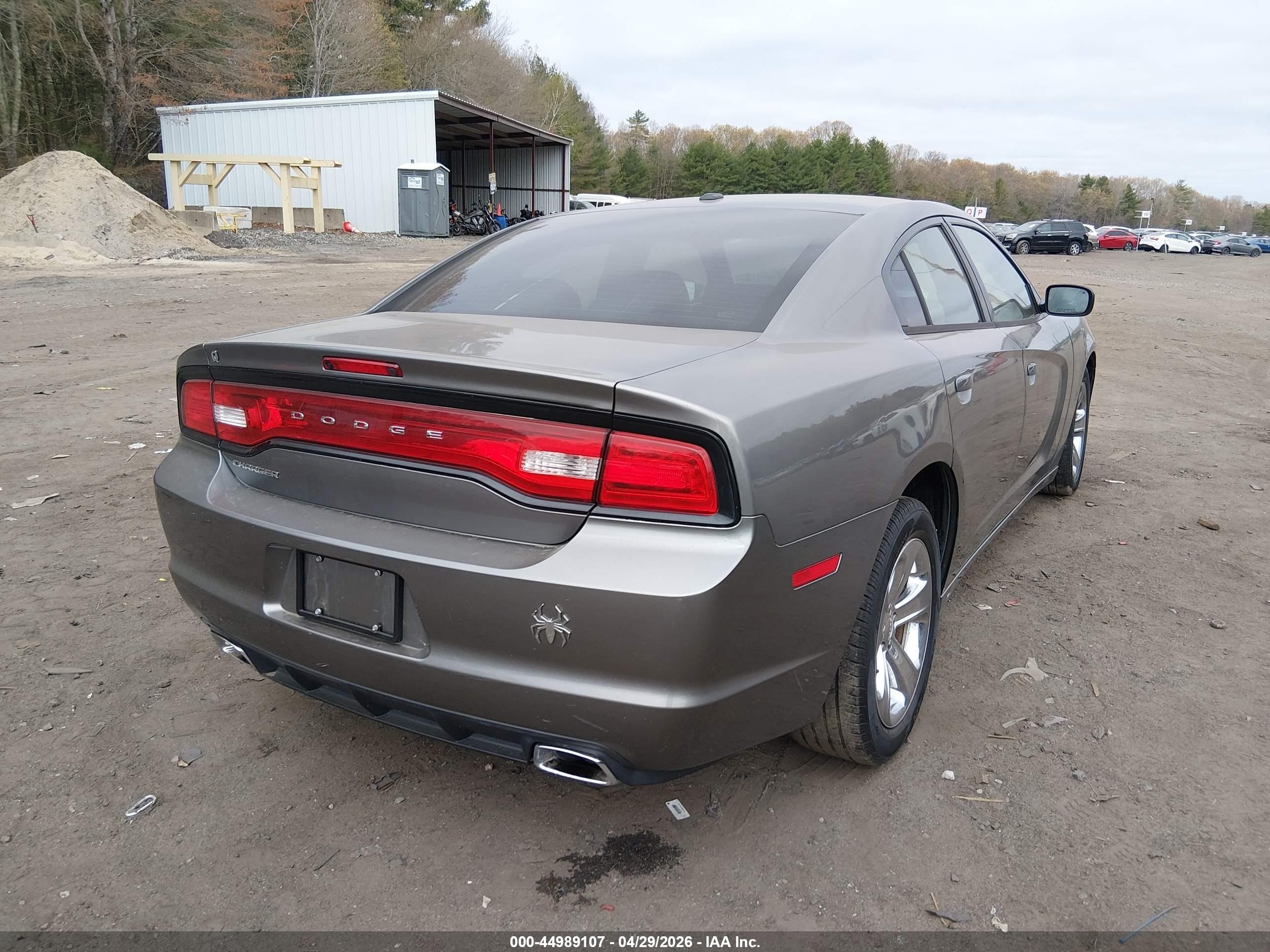 2012 Dodge Charger VIN 2C3CDXHG7CH187835 IAAI salvage auction — Side, Salvage (Massachusetts), sold $1,300 on 2026-07-10 (photo 4)